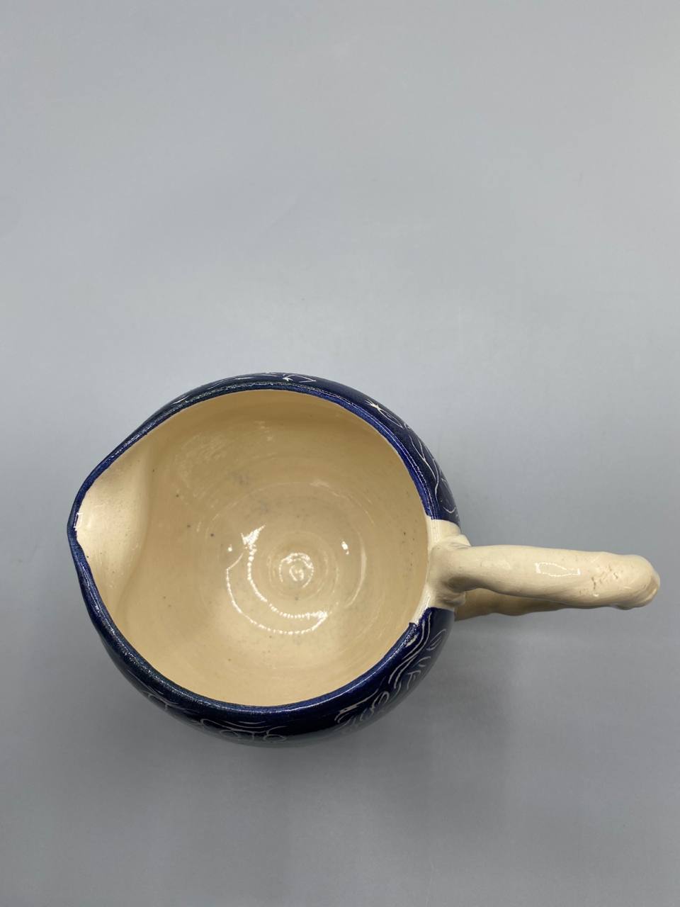 Pichet Terre à Terre avec mètre, hauteur 12 cm