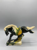 Cheval au galop céramique émaillée style Tang, vue de face