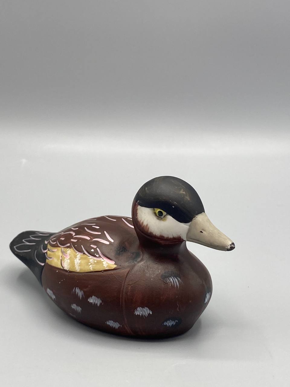 Canard en céramique Colombo Italie – vue de profil