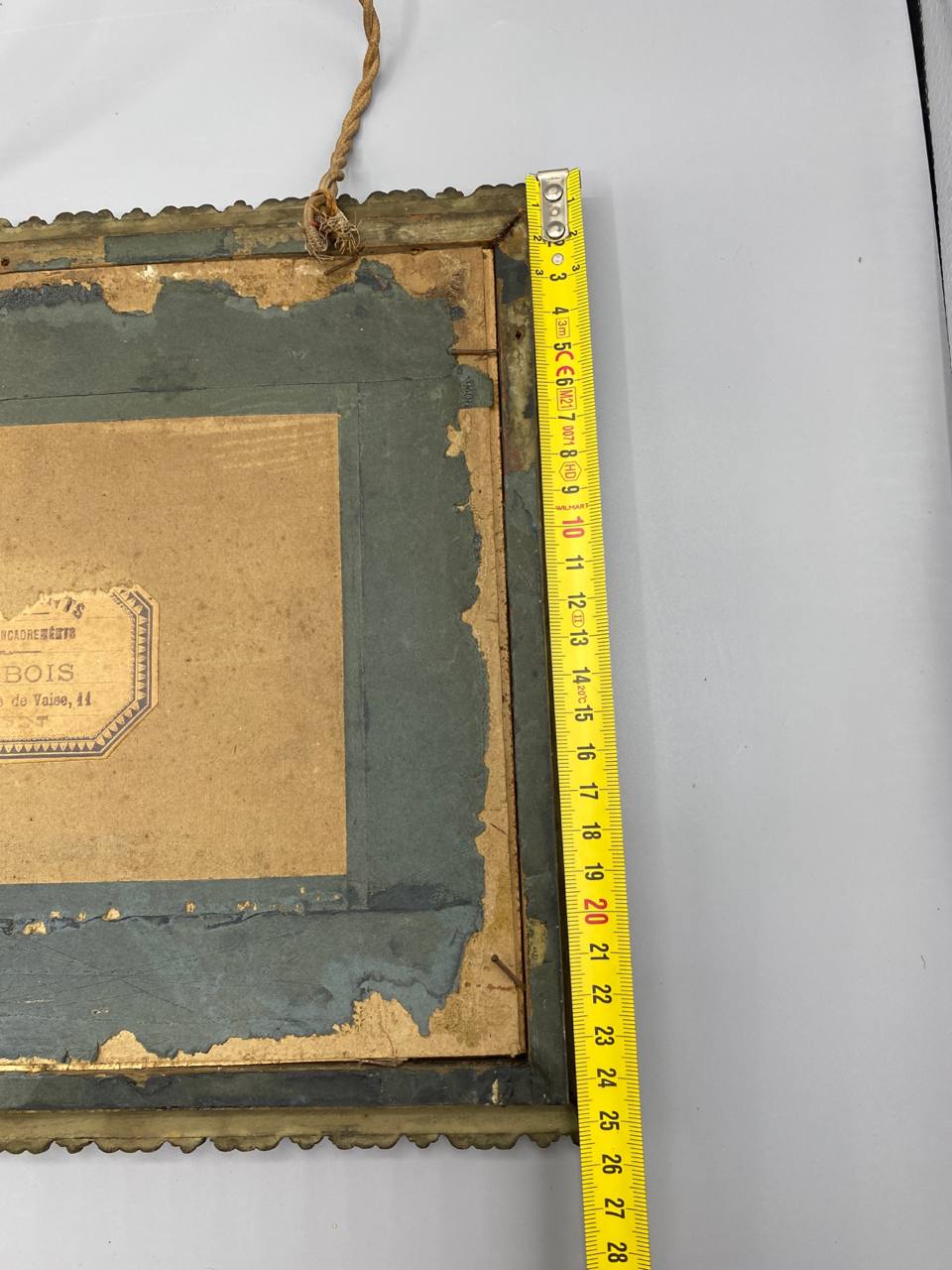Dos cadre largeur 37 cm