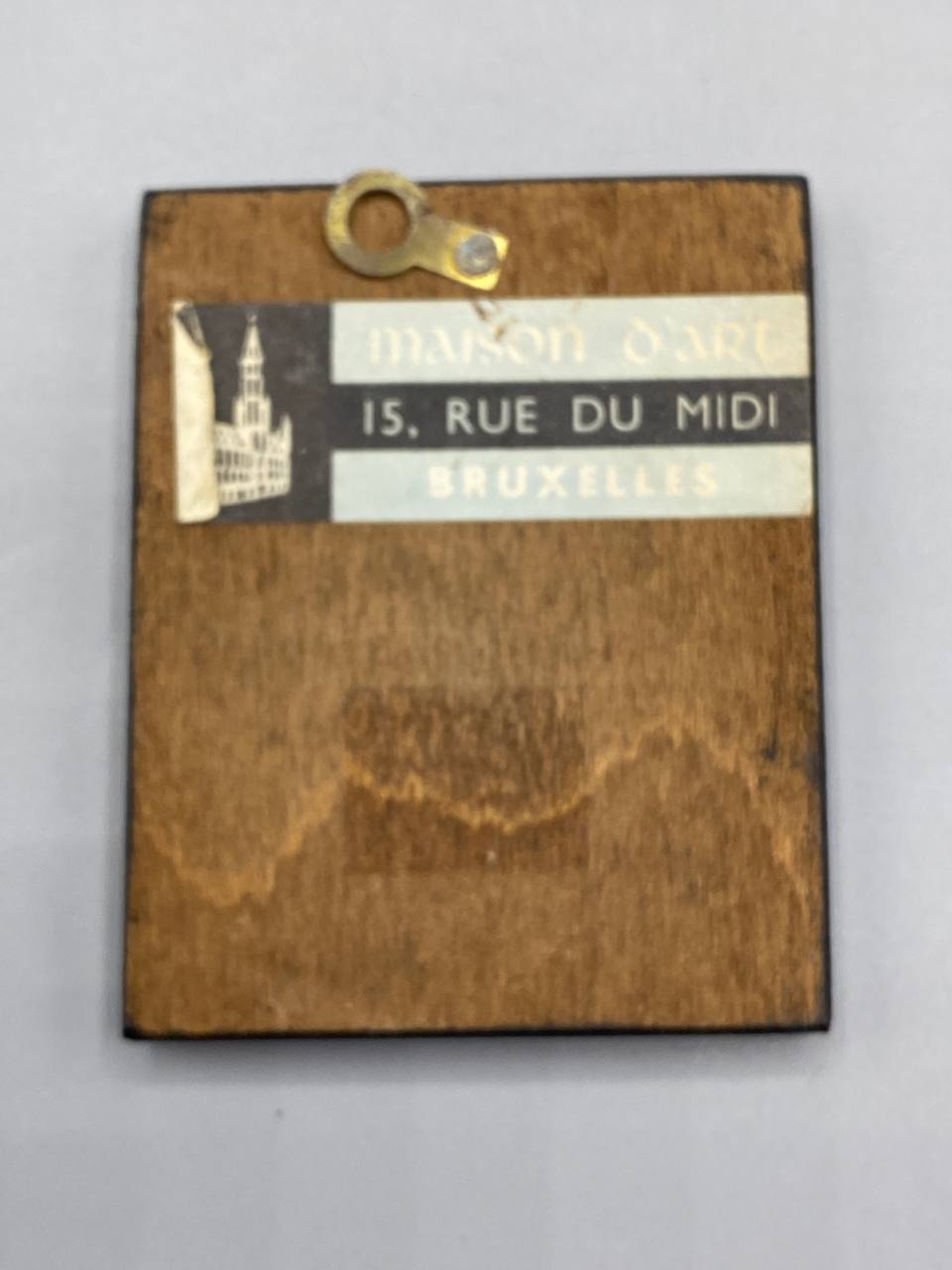 Icône miniature Trinité de Roublev avec mètre ruban