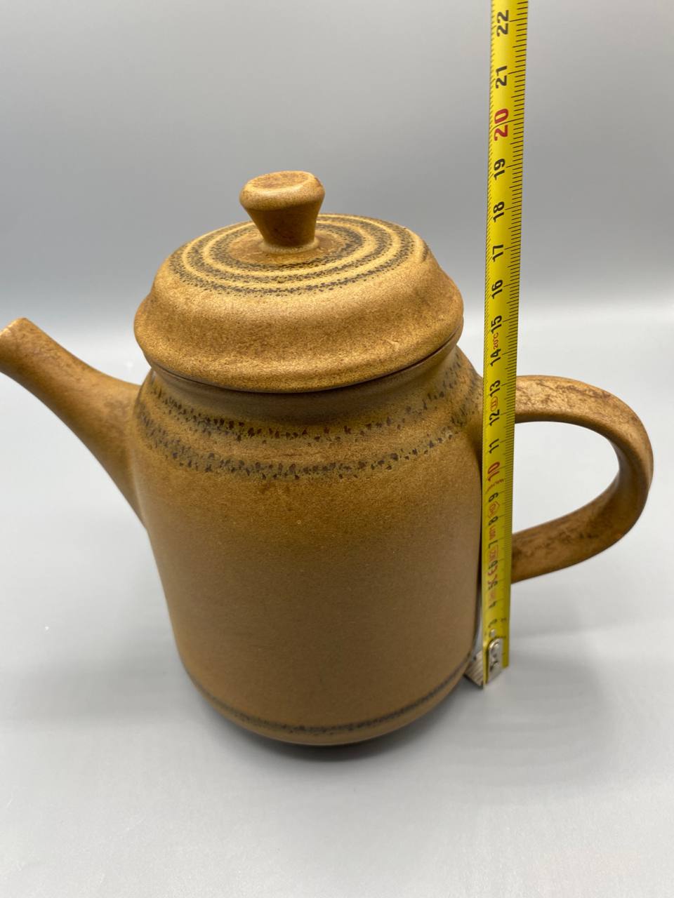 Cafetière grès Sarreguemines collection Chaumière – tampon fond