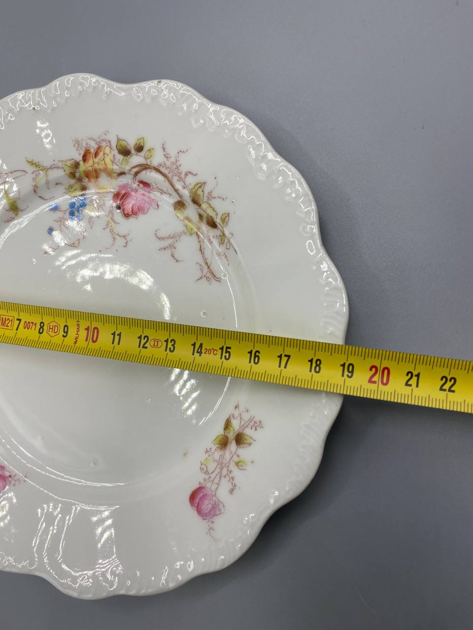 Assiette à dessert porcelaine Elite France, diamètre 22 cm