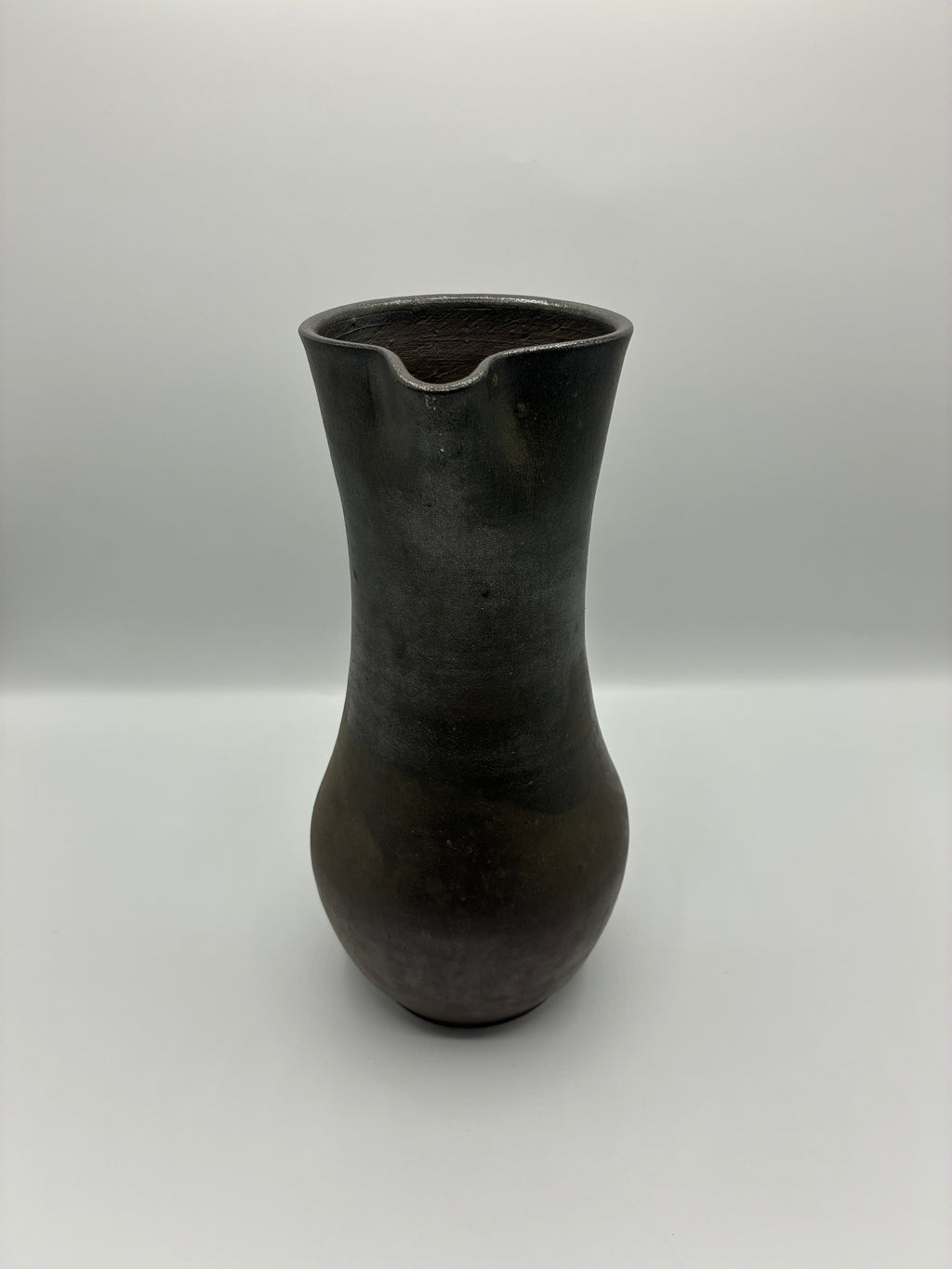Grand pichet en grès brun – Poterie Dubost Noiron – Bourgogne – Milieu XXe siècle
