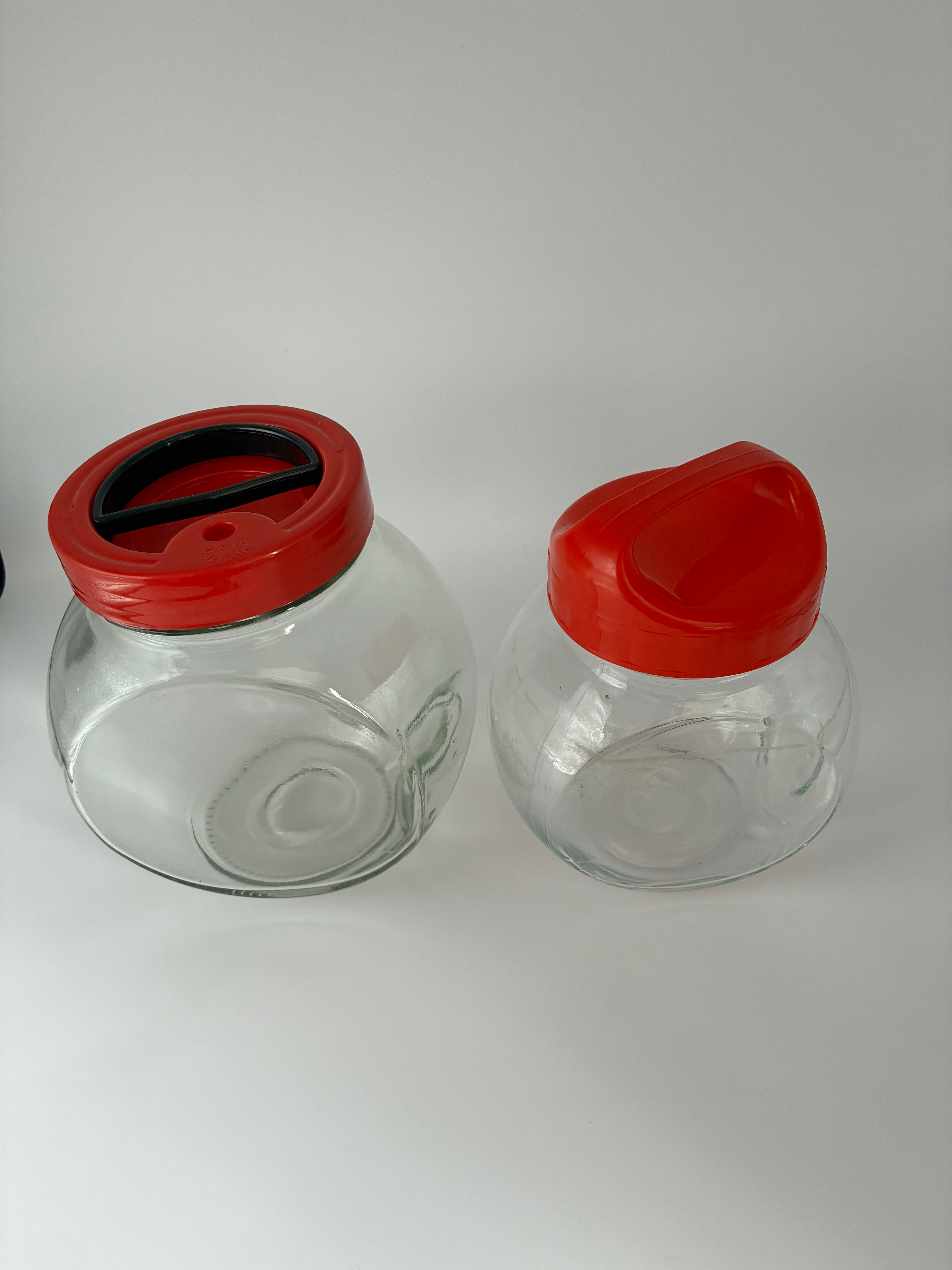 Bocaux CAM Saglier vintage années 70 – Lot de 2
