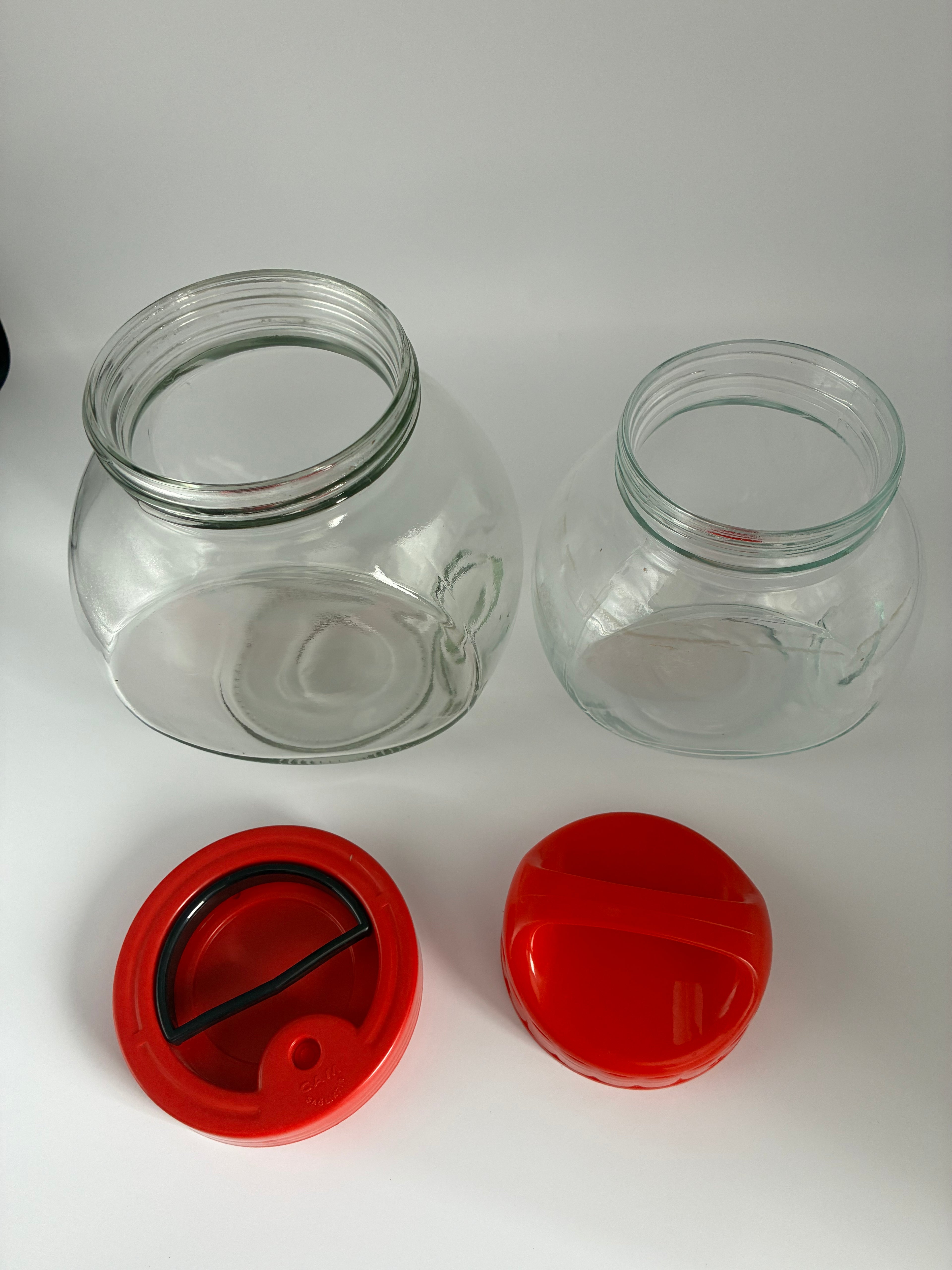 Bocaux CAM Saglier vintage années 70 – Lot de 2