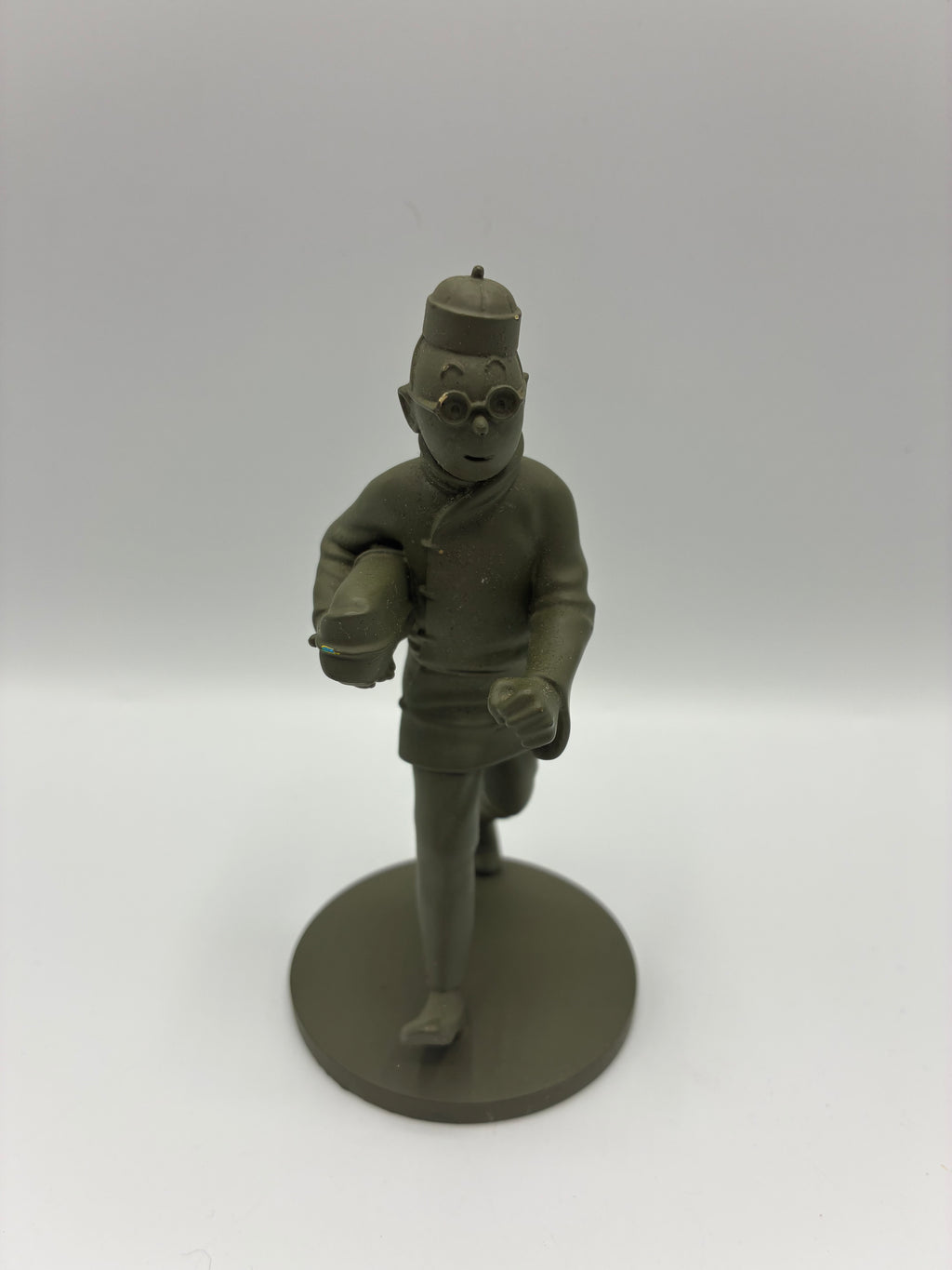 Figurine Tintin – scène Le Lotus Bleu – collection vintage