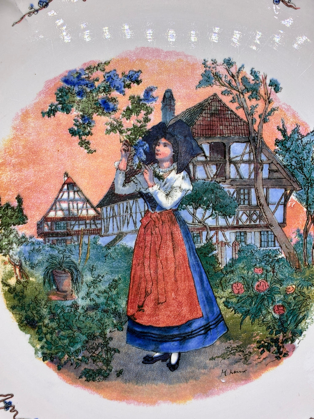 Marque Obernai Faïenceries Sarreguemines France au revers
