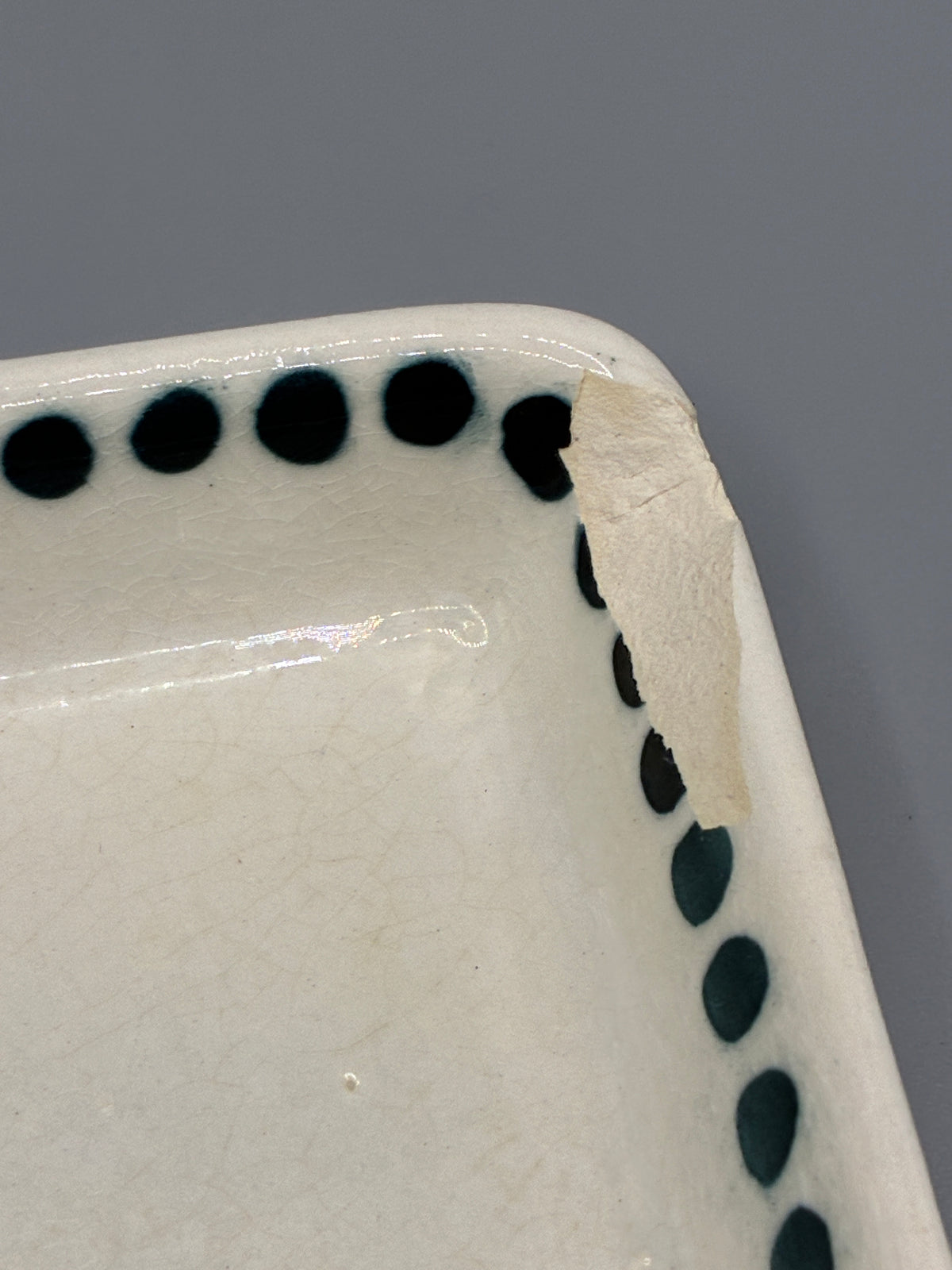 Mesure de la longueur du porte-savon, environ 22 cm