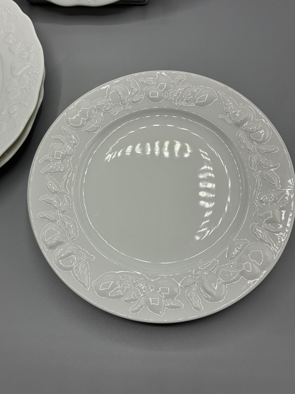 Mesure du diamètre de l’assiette à dessert Royal Limoges