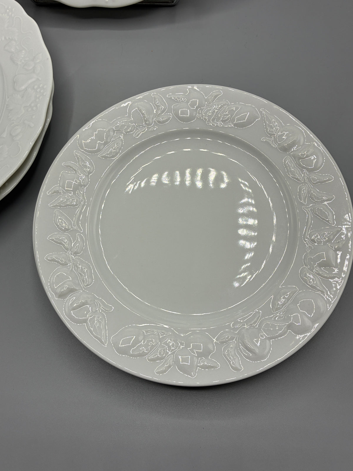 Mesure du diamètre de l’assiette à dessert Royal Limoges