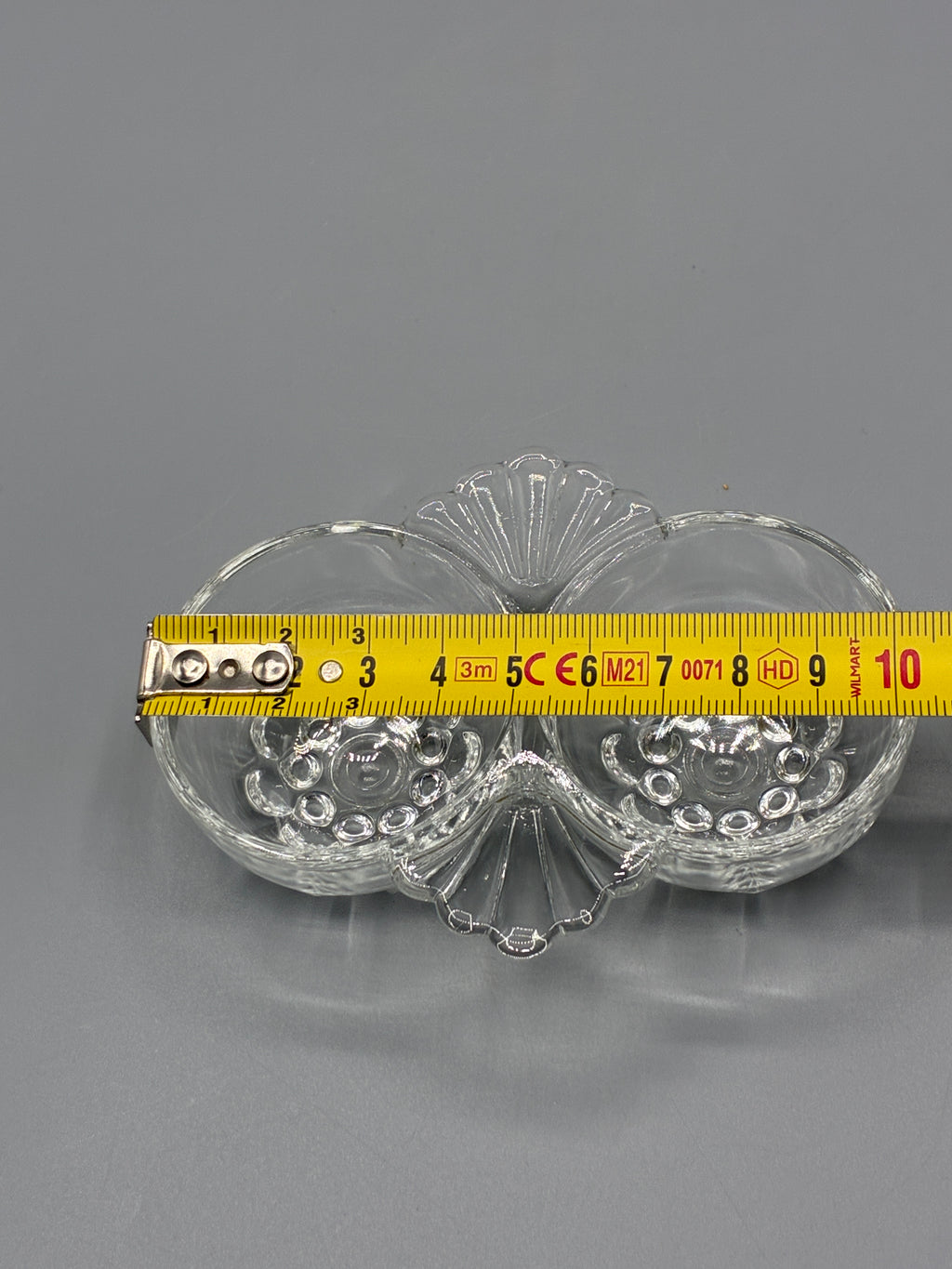 Mesure de la hauteur des coupelles du saleron