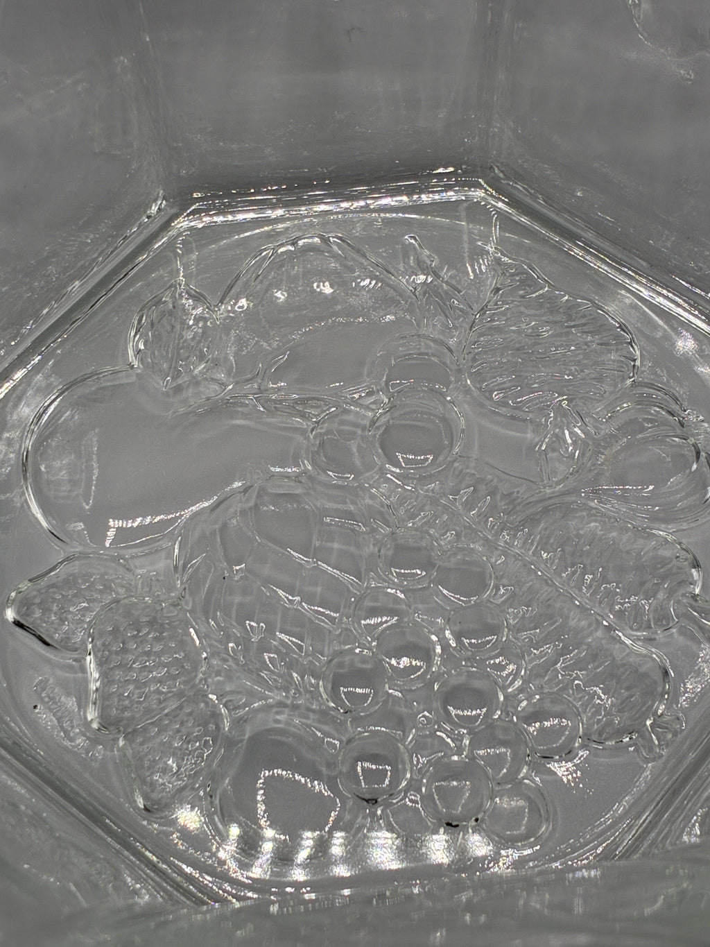 Mesure de l’ouverture du saladier octogonal en verre