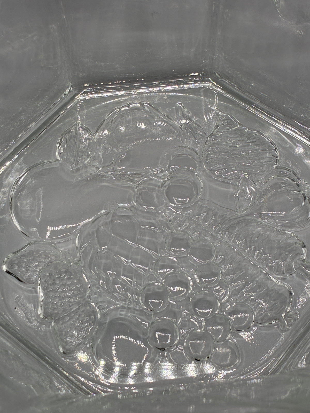 Mesure de l’ouverture du saladier octogonal en verre