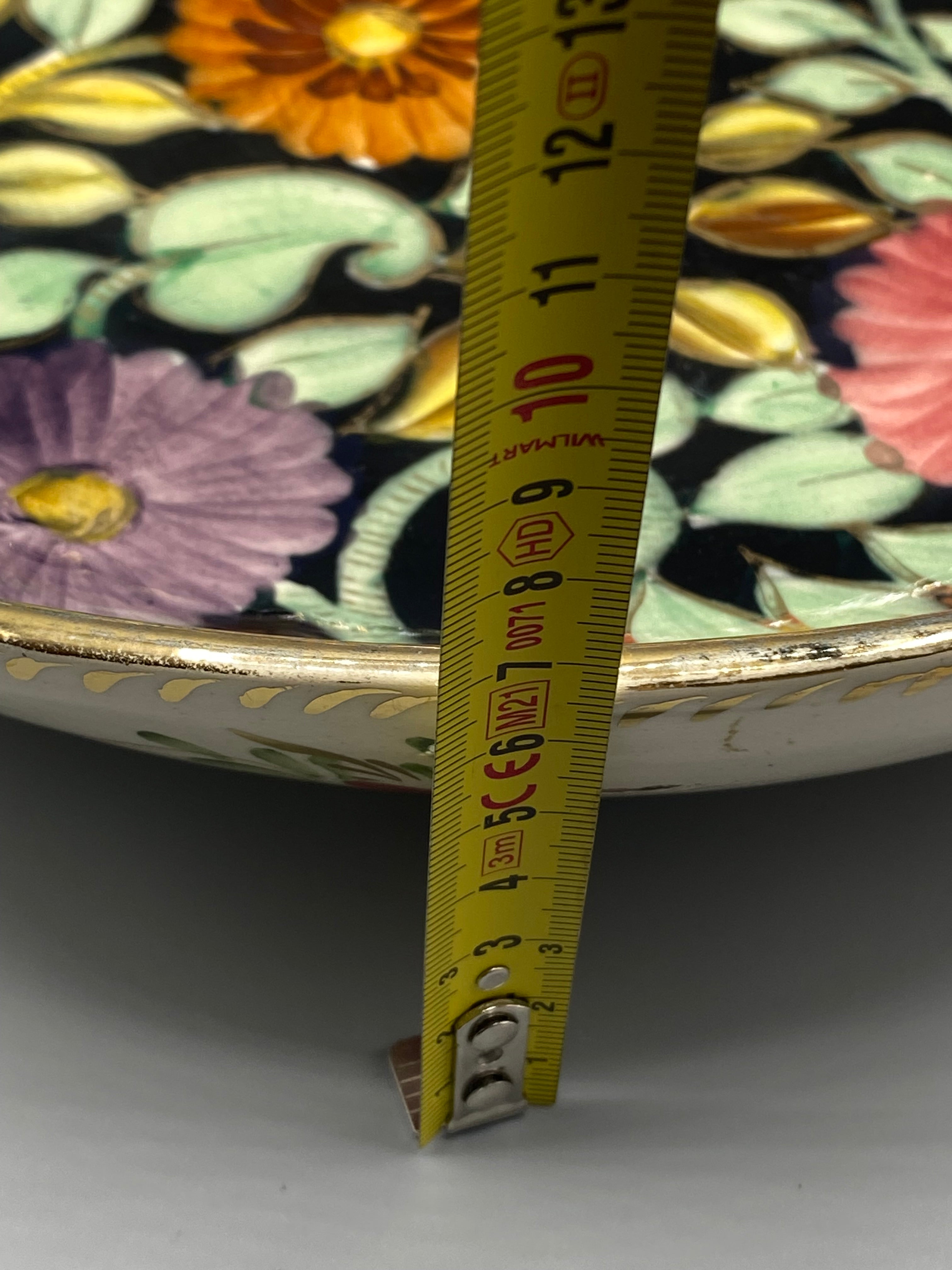 Grand plat céramique Monaco, mesure hauteur environ 7 cm