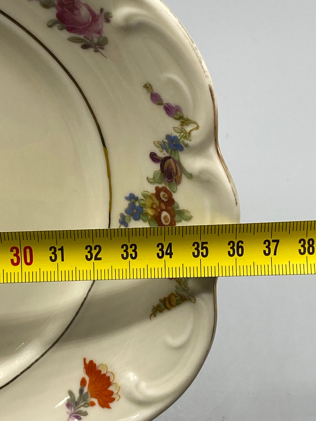 Grand plat Schumann Arzberg – mesure longueur 38 cm