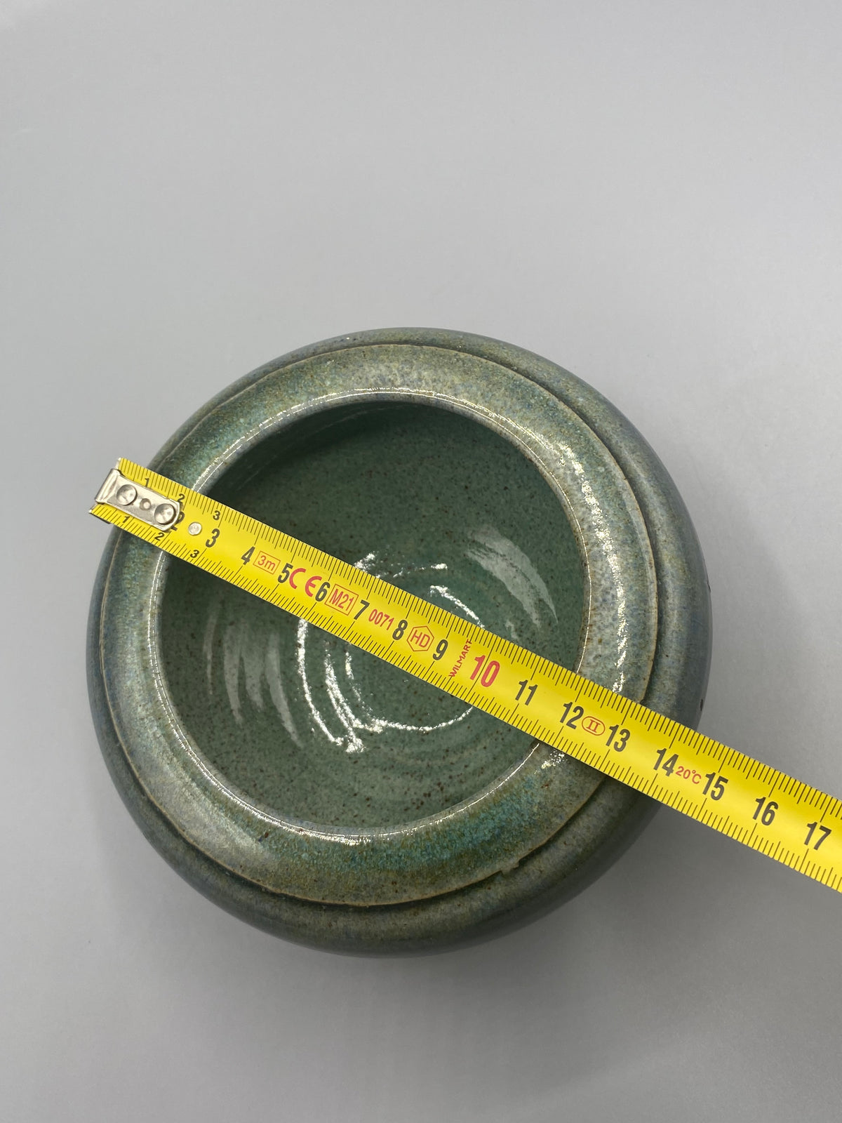 Bol grès céladon mesure diamètre 15 cm