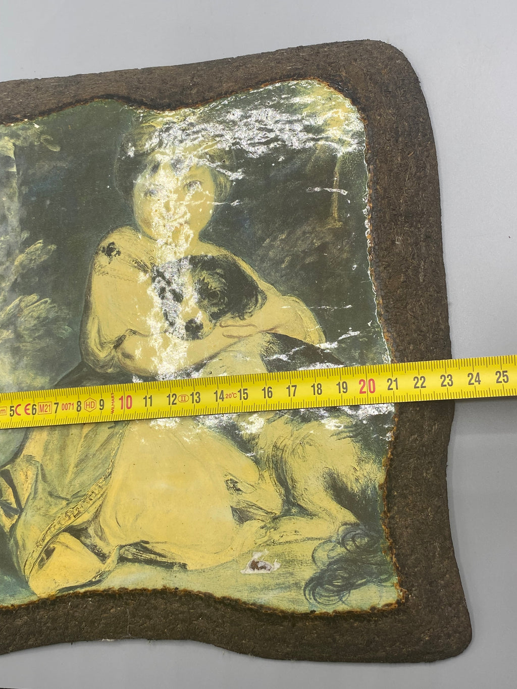 Plaque murale vintage Miss Jane Bowles, mesure largeur 20 cm