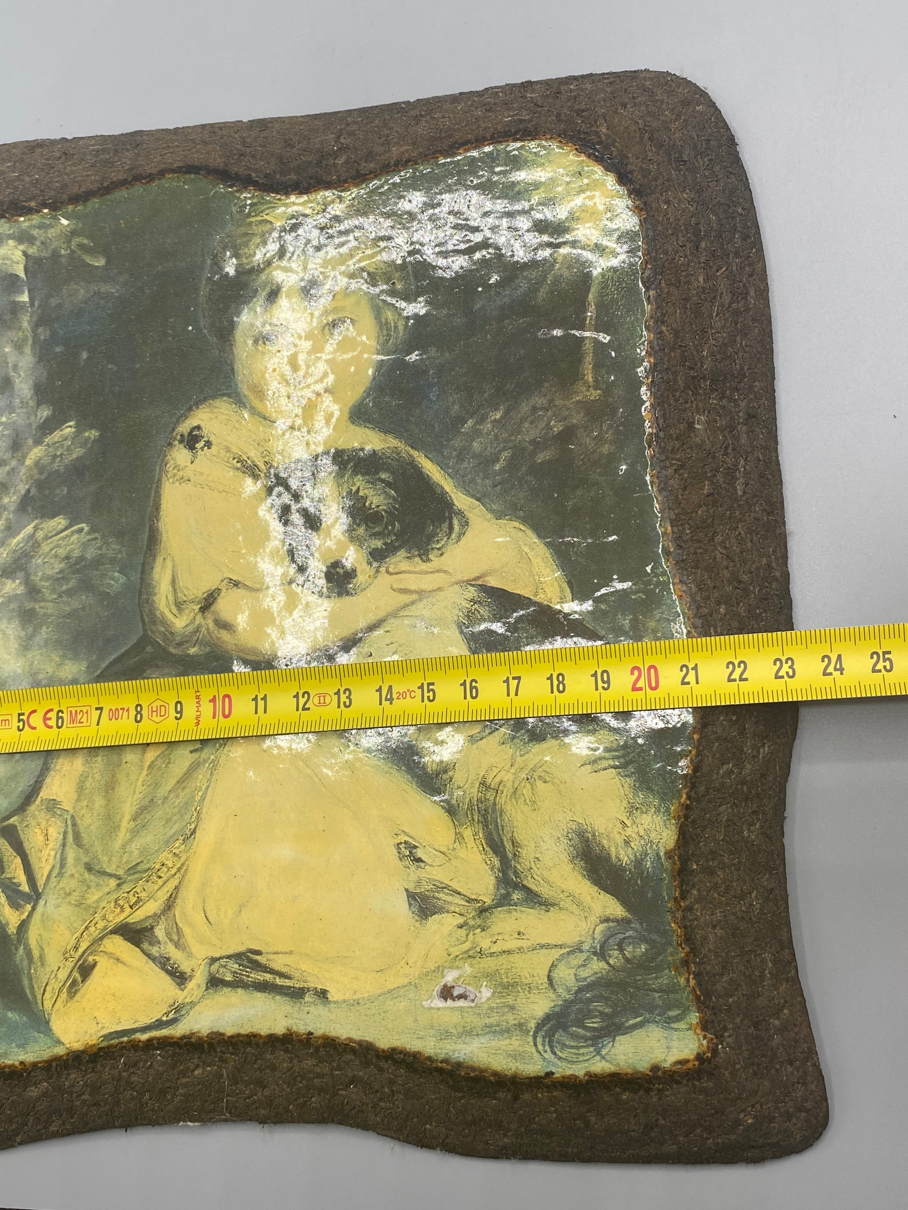 Plaque murale vintage Miss Jane Bowles, mesure largeur 20 cm