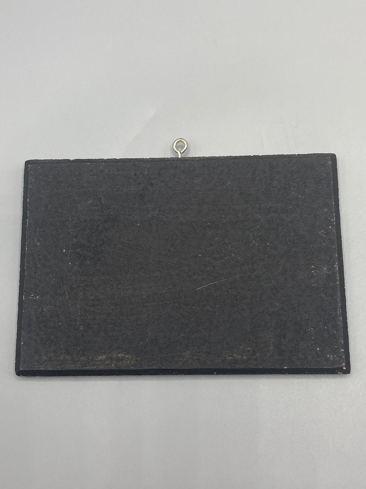 Revers de la plaque décorative Salzbourg, support rigide laqué noir
