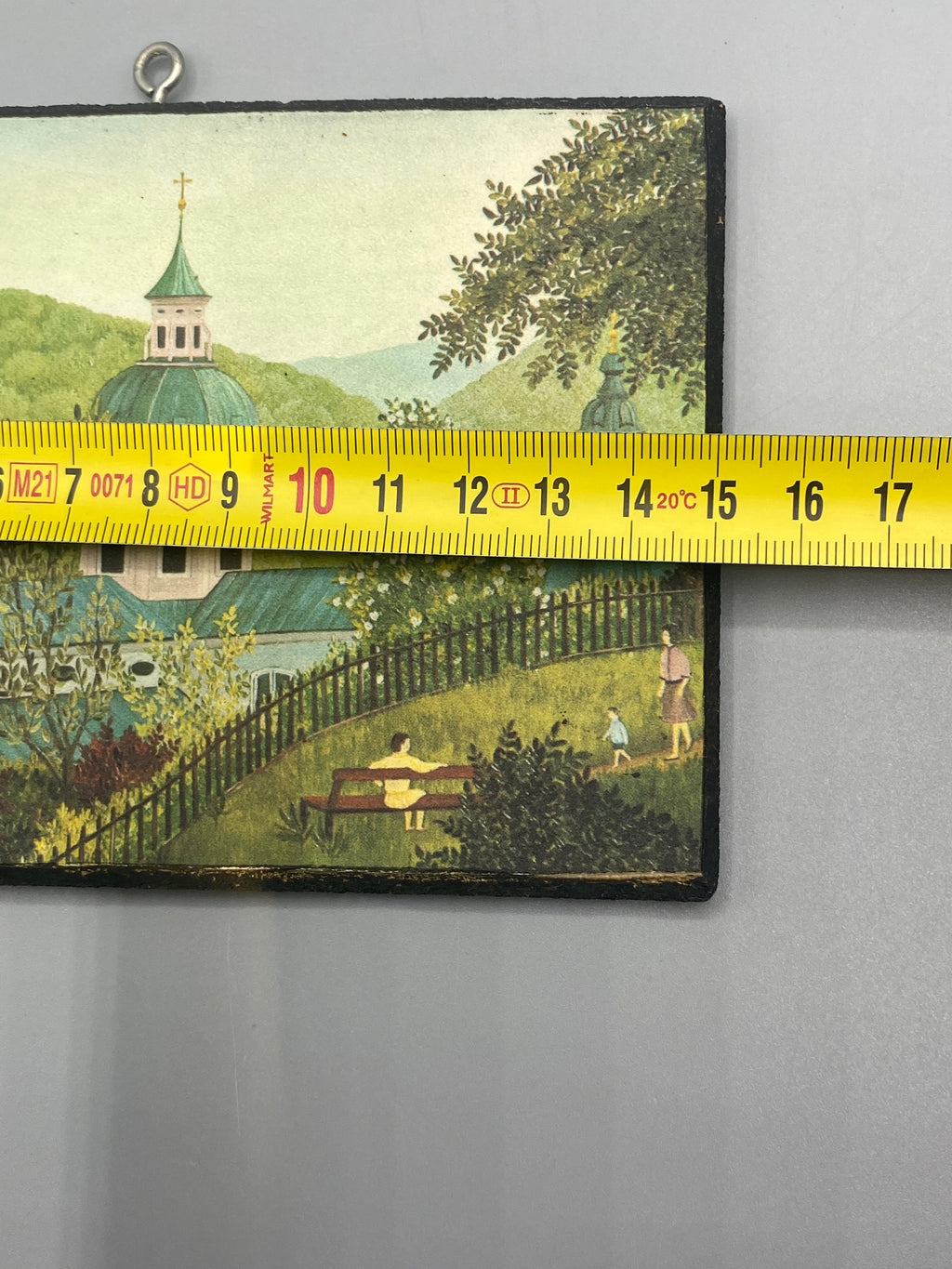Plaque décorative Salzbourg, mesure largeur environ 15 cm