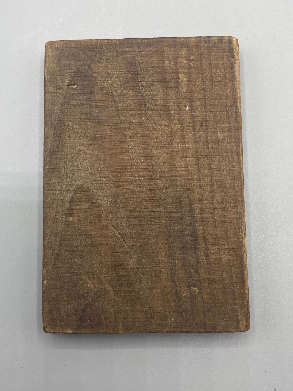 Revers de l'icône Christ Pantocrator, bois brut assombri