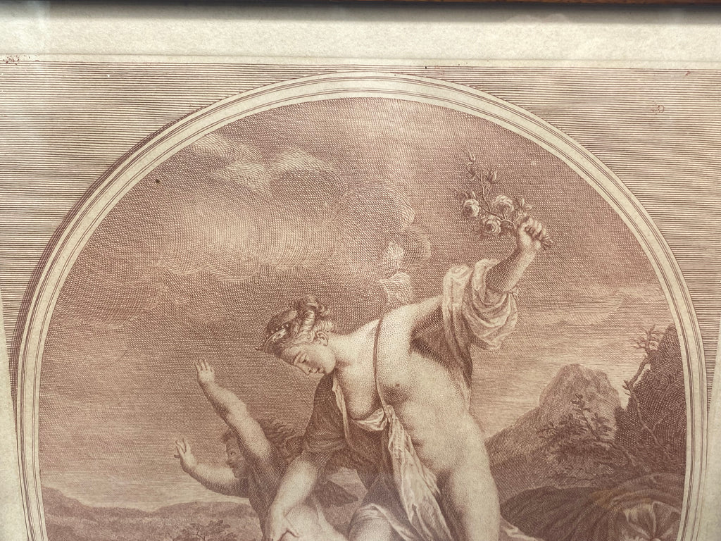 Détail de la tonalité sanguine et de la finesse du burin
