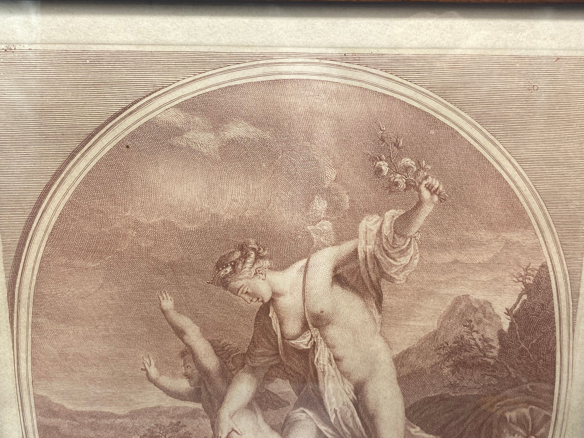 Détail de la tonalité sanguine et de la finesse du burin