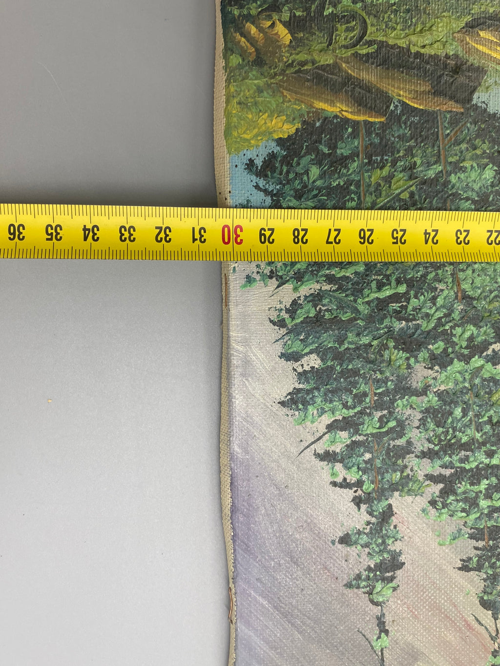 Mesure hauteur toile environ 30 cm