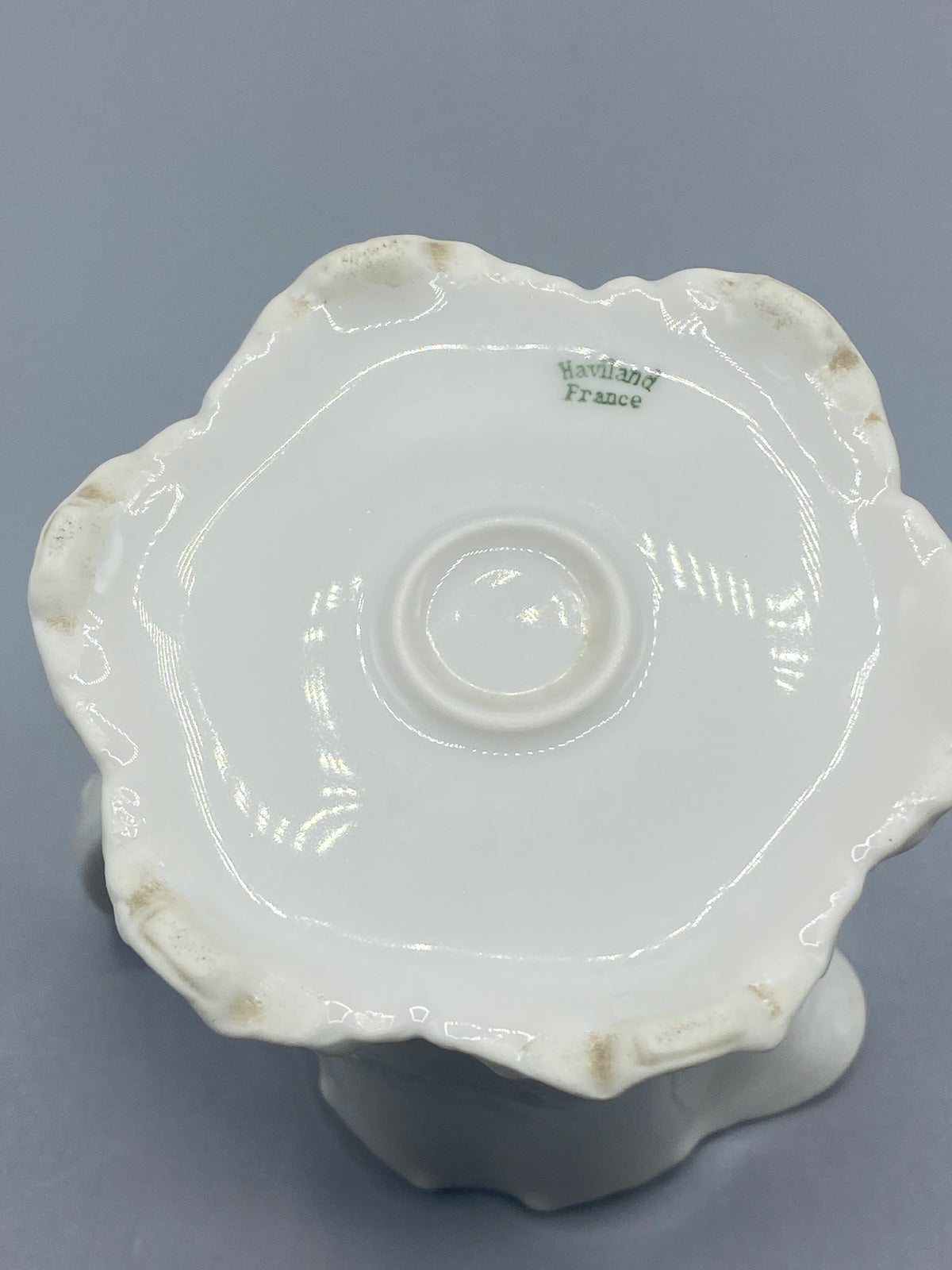 Fond du crémier Haviland, marquage vert Haviland France
