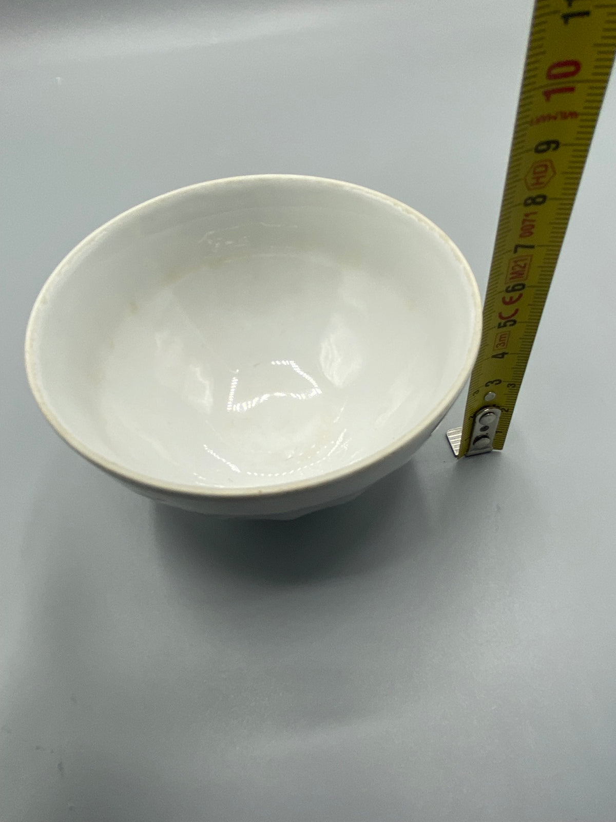 Mesure hauteur bol à cidre Chauvigny, environ 5 cm, vue de profil