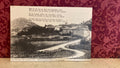 Grand panneau ancien Souvenirs de Lamartine, Milly-Lamartine Le Monsard, vue du village et du Monsard, vers début XXe siècle