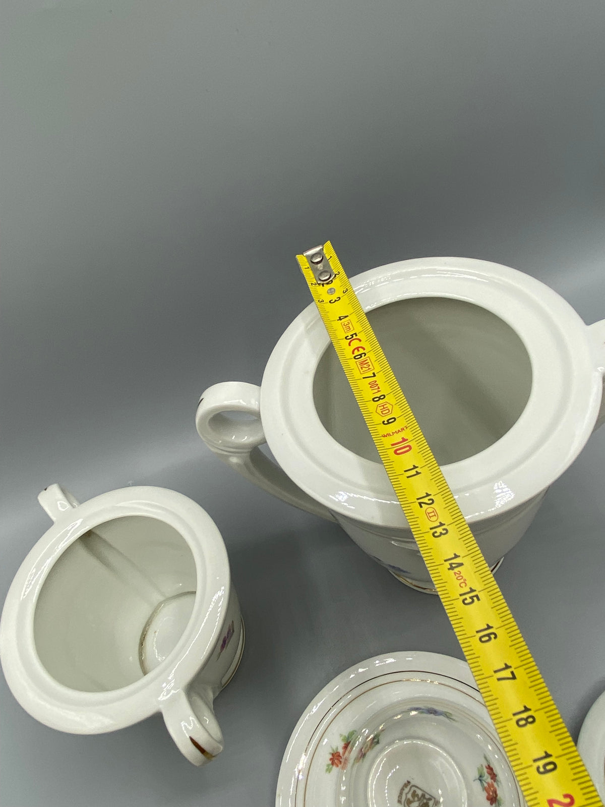 Service café Limoges – détail mesures