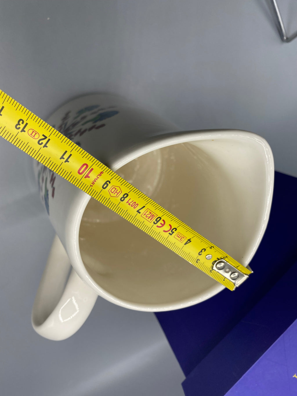 Mesure intérieure grand pichet Maison Manoï – environ 10 cm de diamètre
