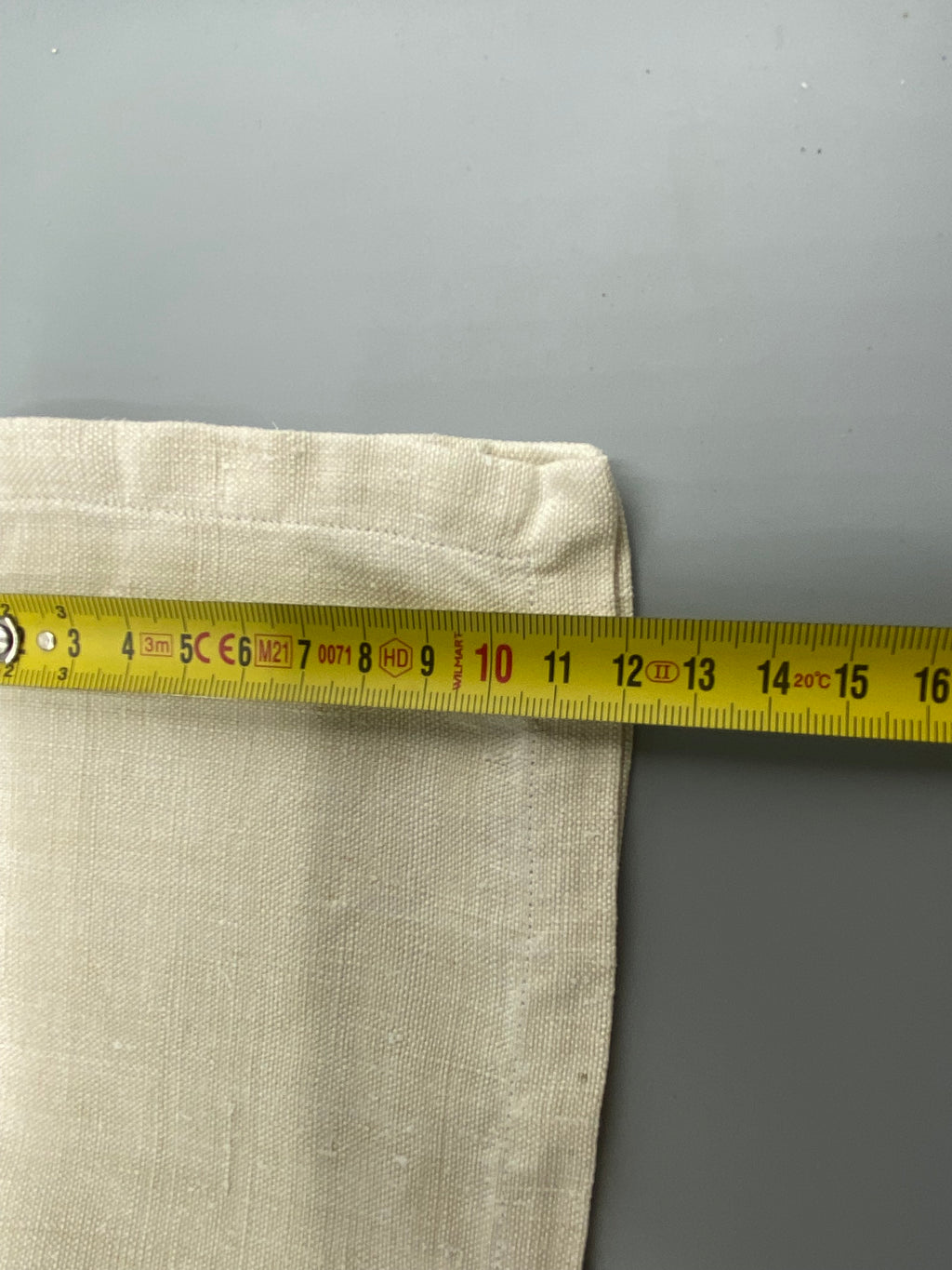 Mesure porte-serviette ancien – environ 12 cm de hauteur