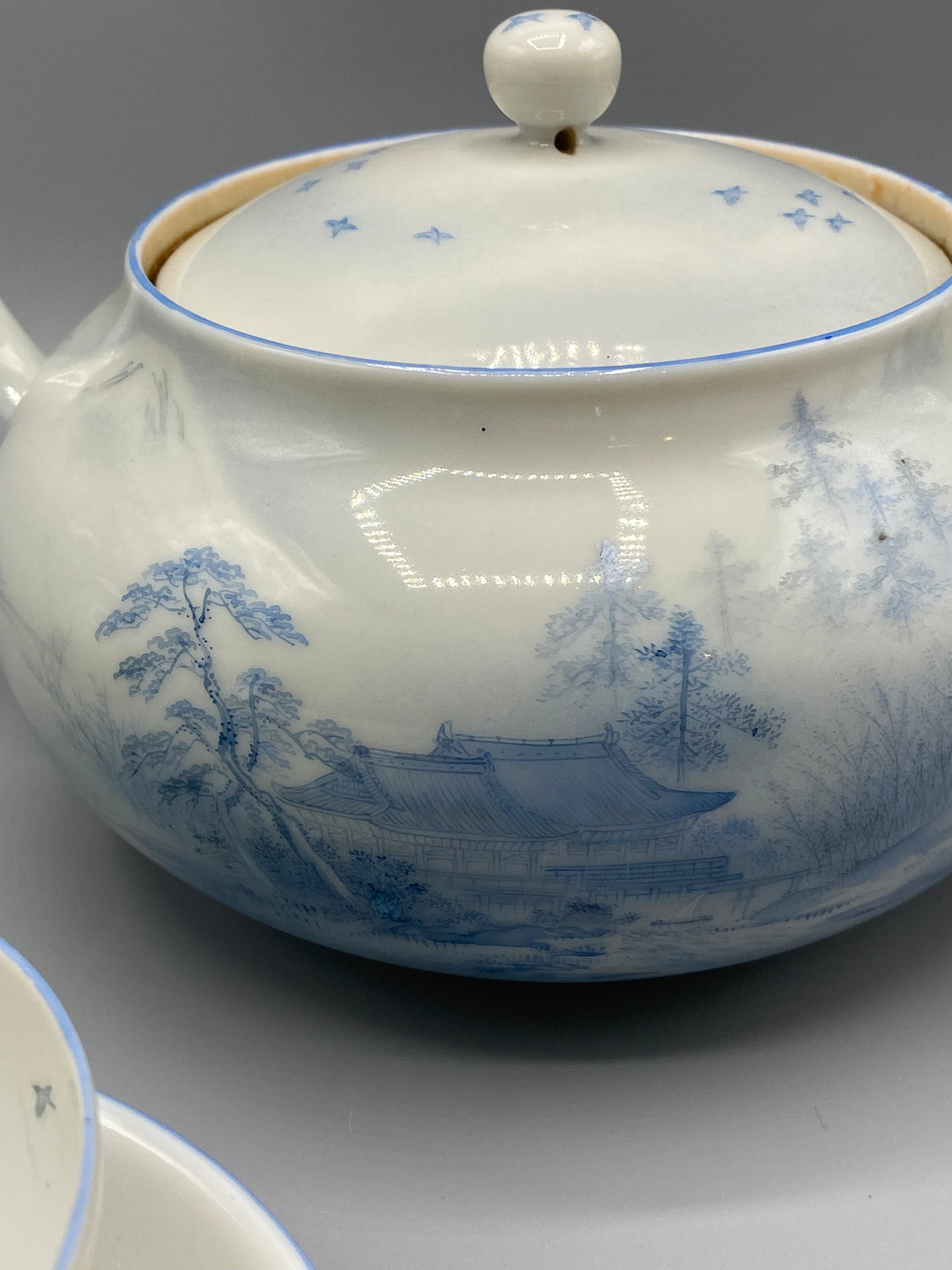 Théière japonaise Meiji – mesure hauteur environ 13 cm avec couvercle