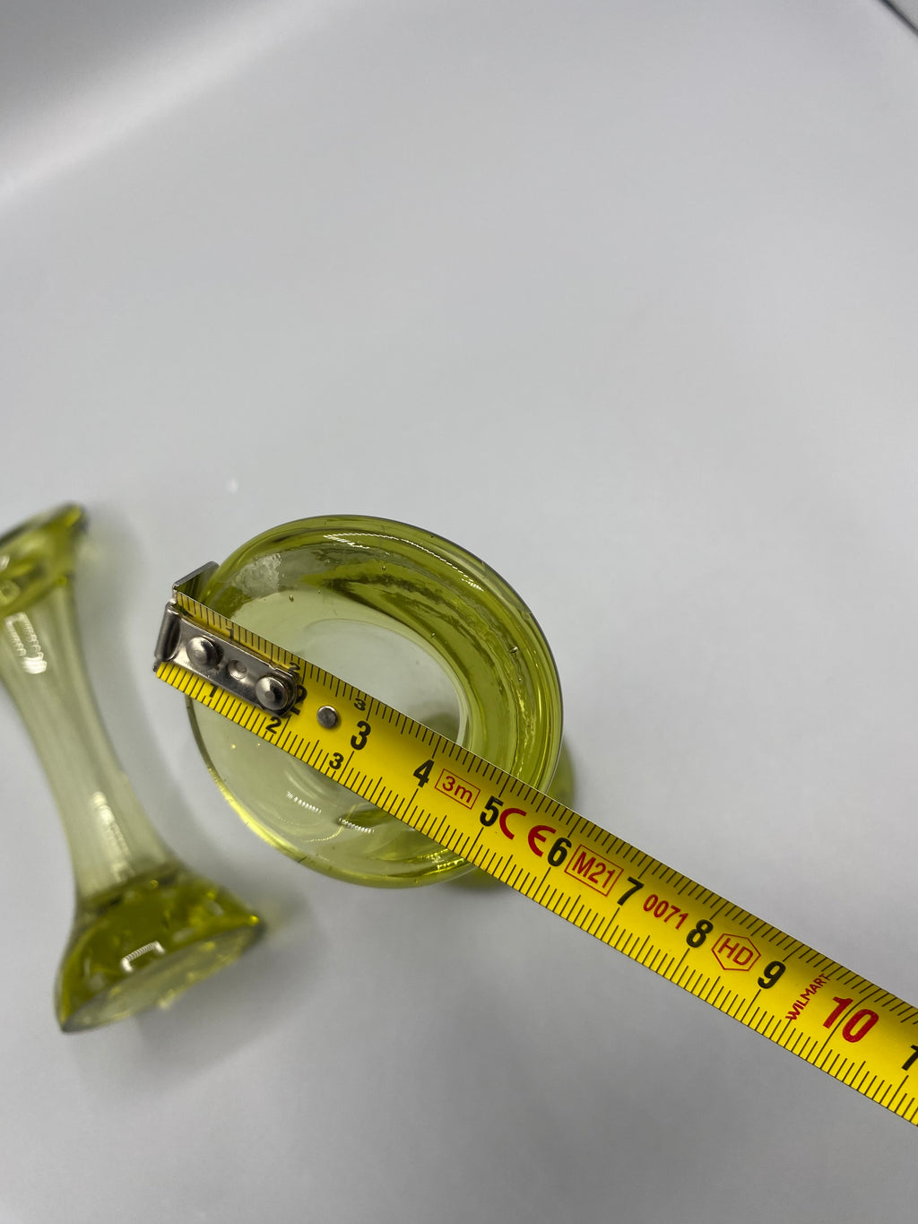 2 soliflores Bo Borgström Åseda Glasbruk – mesure ouverture 5 cm