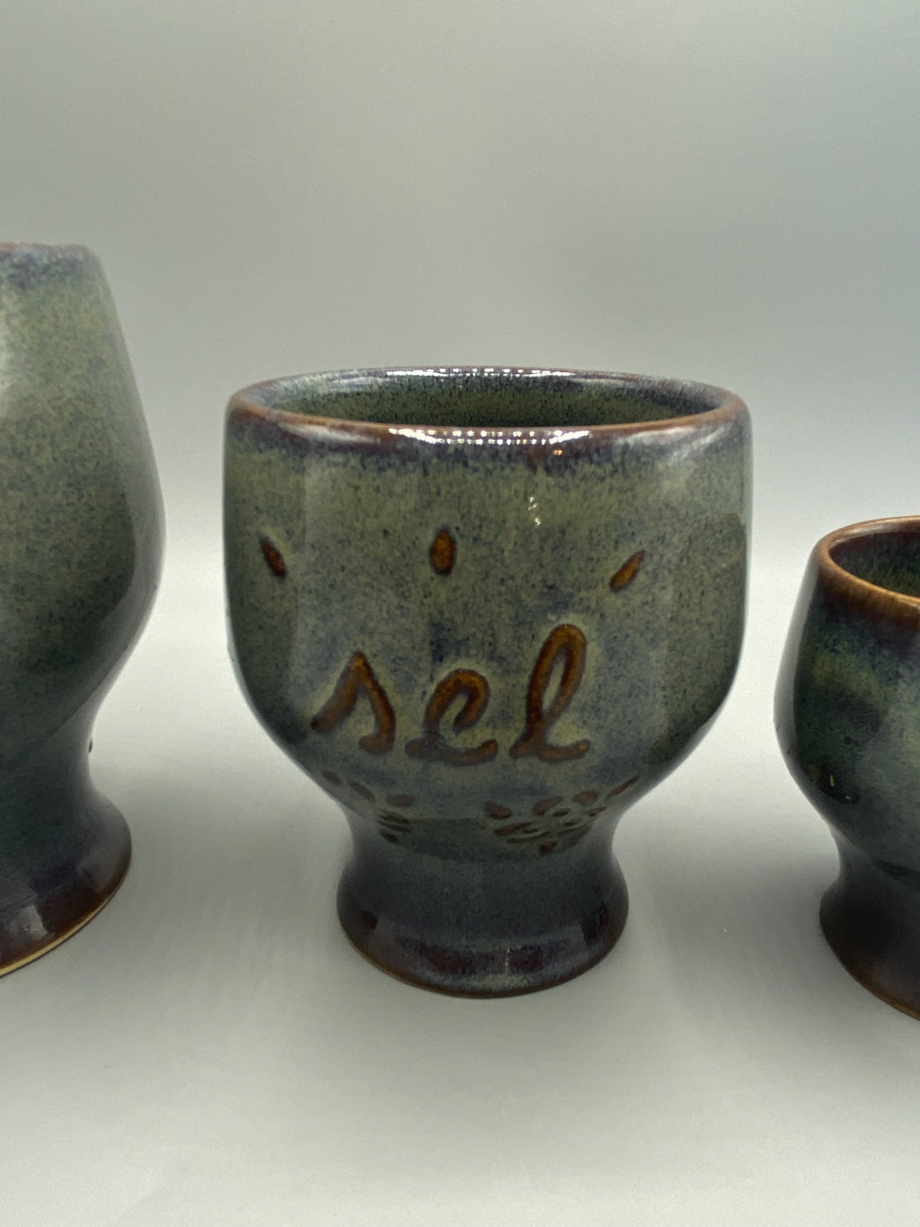Pots café et sel grès – mesure hauteur