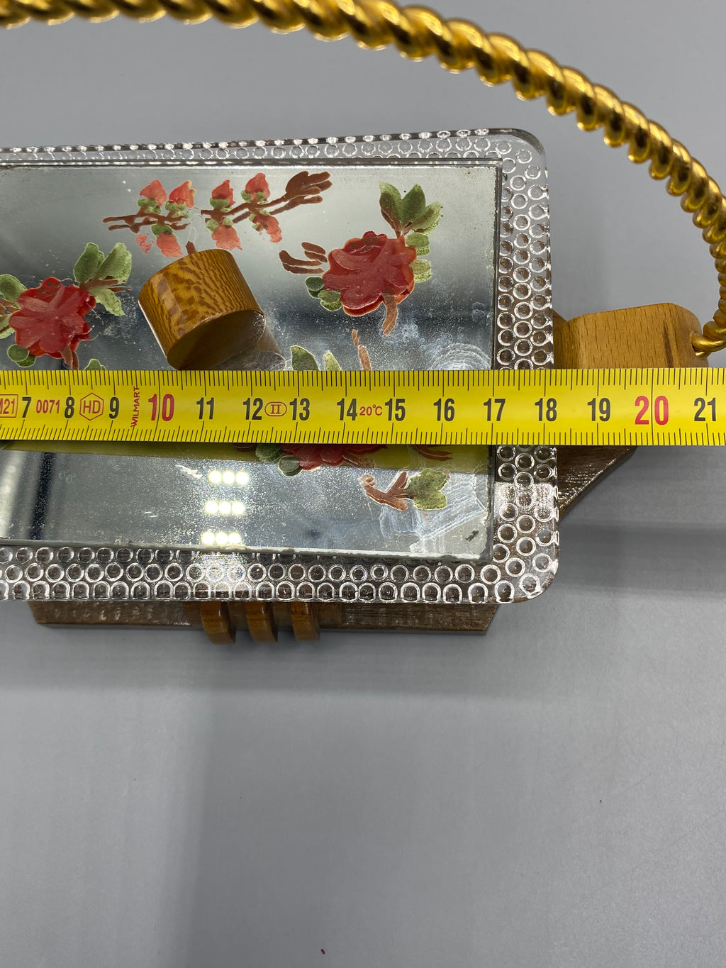 Boîte à biscuits Art déco – mesure largeur verre 13 cm