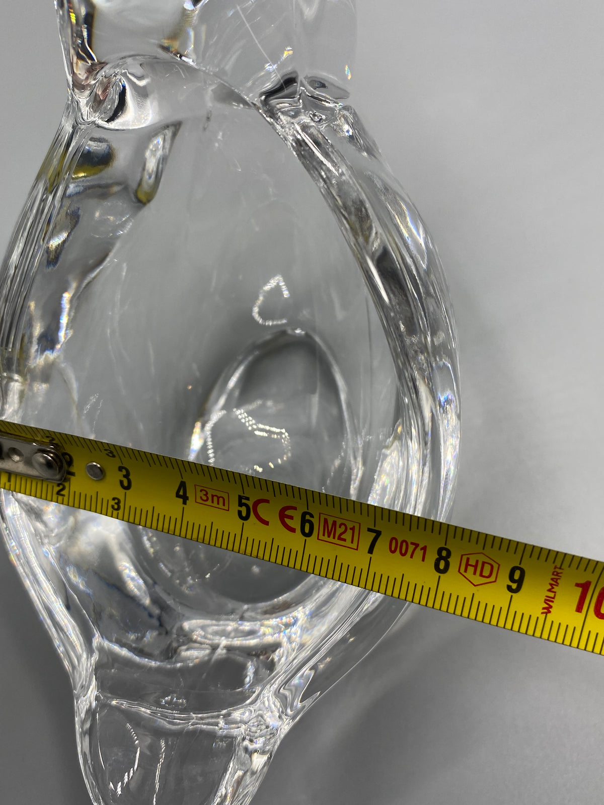 Lapin cristal Vannes-le-Châtel – mesure largeur corps 8 cm