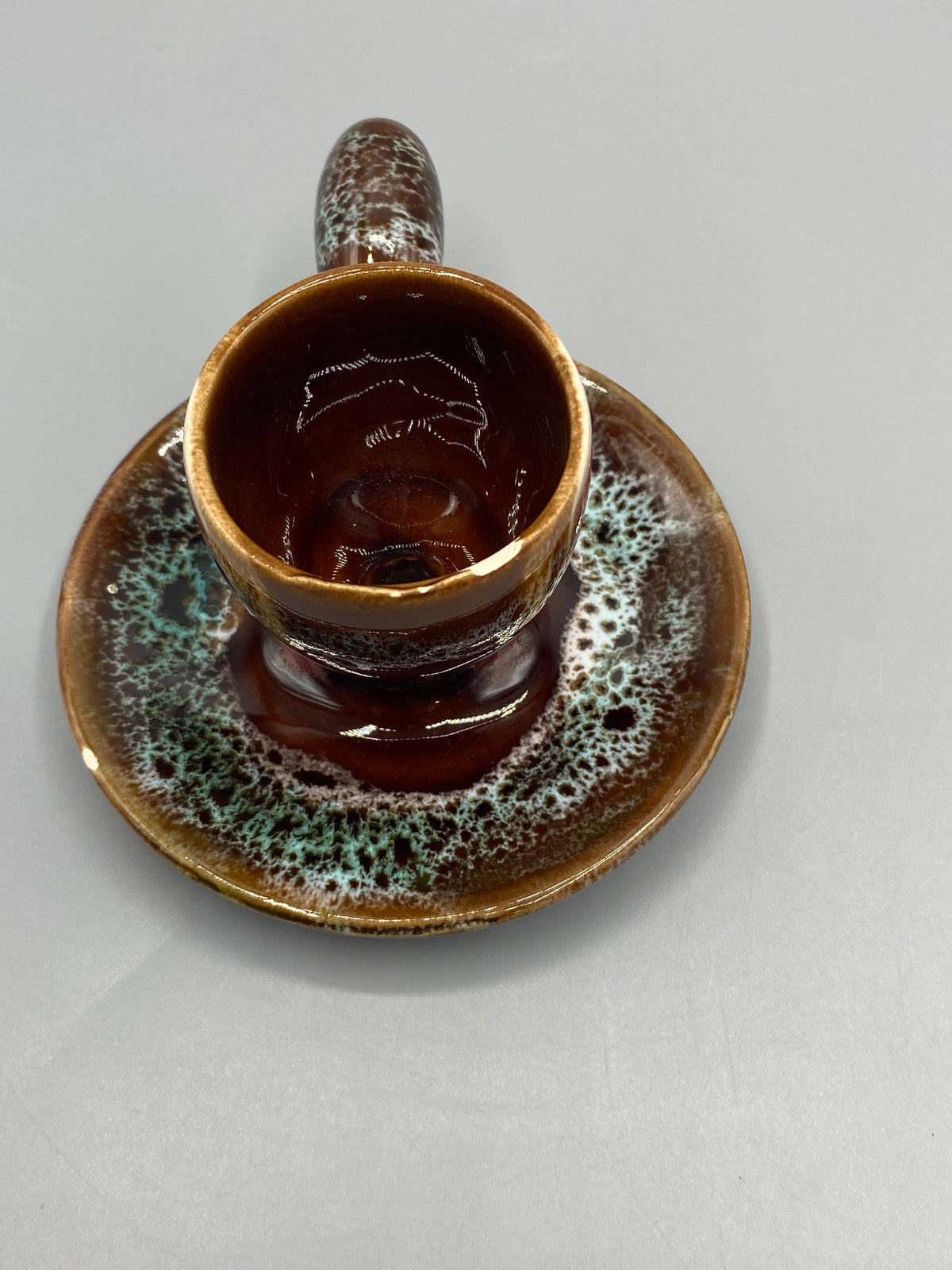 Bougeoir à main Vallauris – mesure diamètre coupelle 10 cm