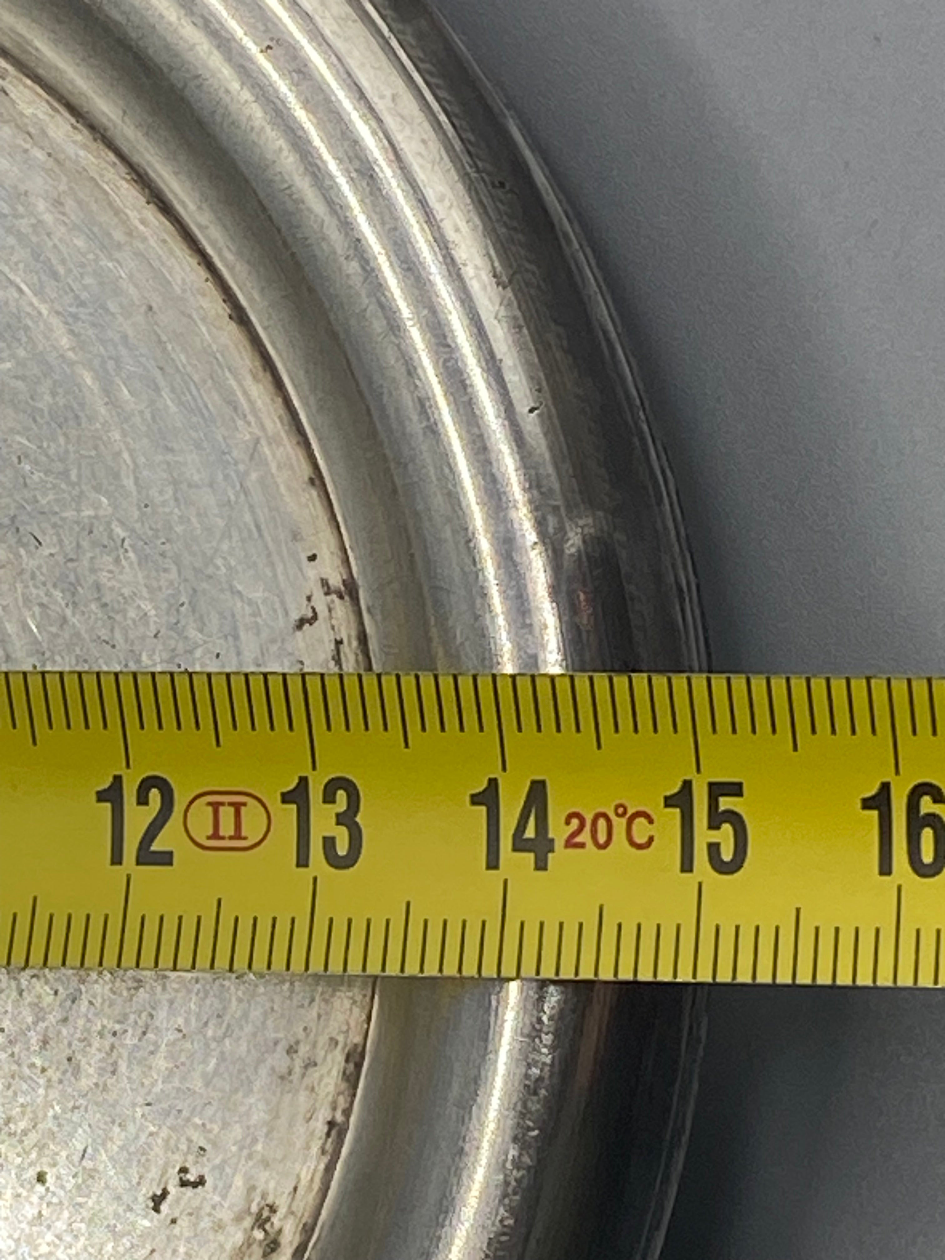 4 dessous de bouteille métal argenté – mesure diamètre 14,5 cm