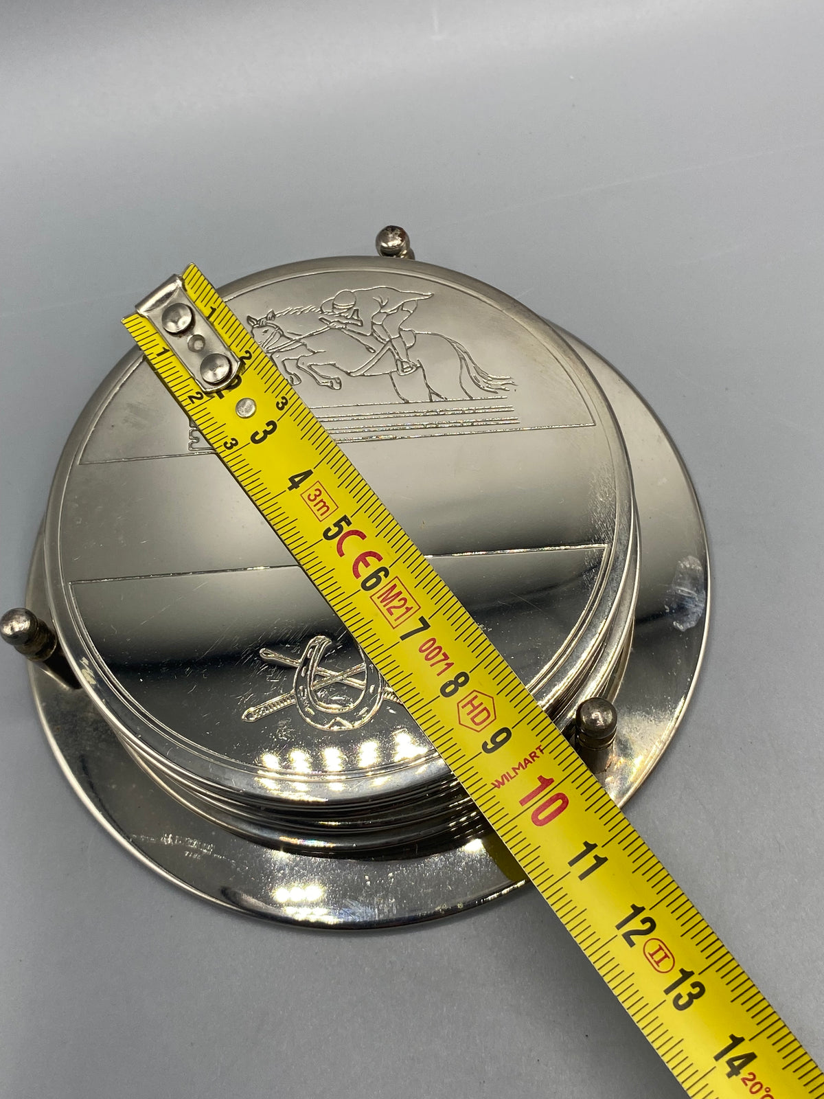 6 dessous de verre équestre – mesure diamètre 10 cm