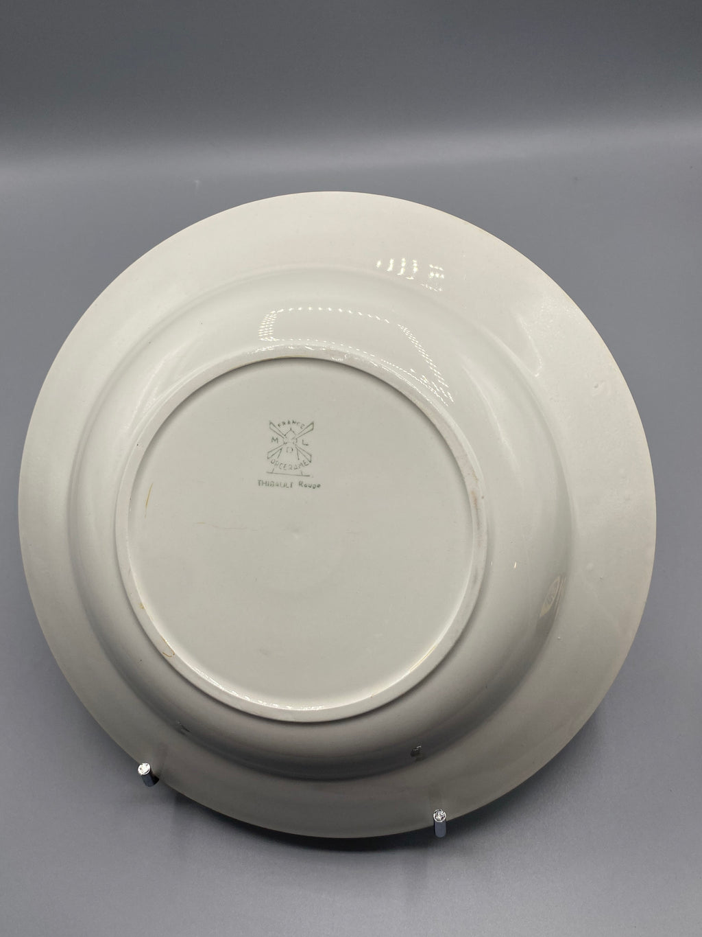 Plat creux Moulin des Loups – cachet manufacture au revers