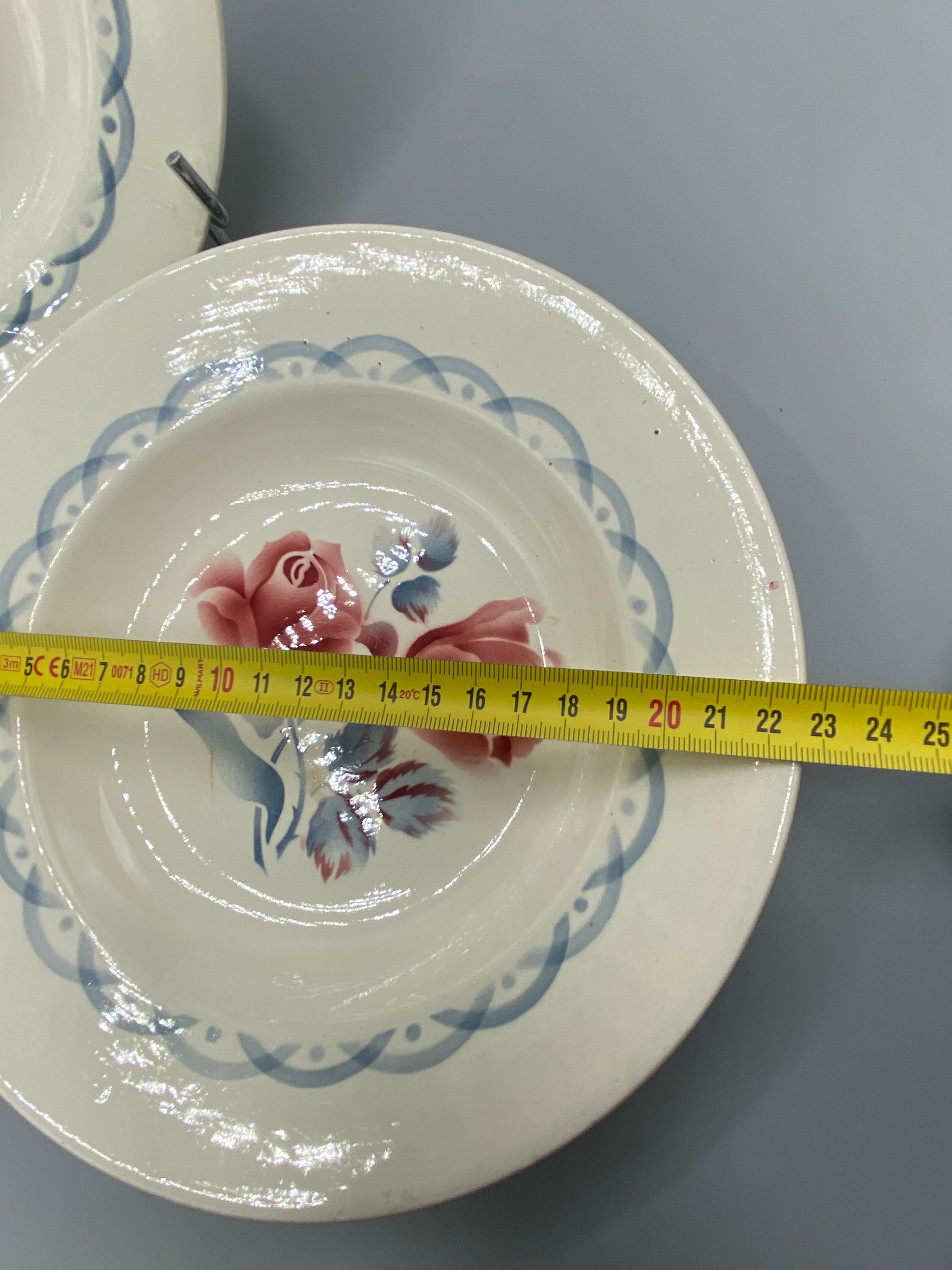 Assiette creuse Digoin & Sarreguemines Cannes – diamètre 22 cm