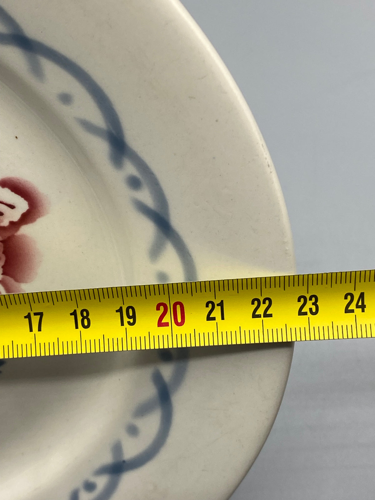 Assiette plate Digoin & Sarreguemines Cannes – diamètre 23 cm