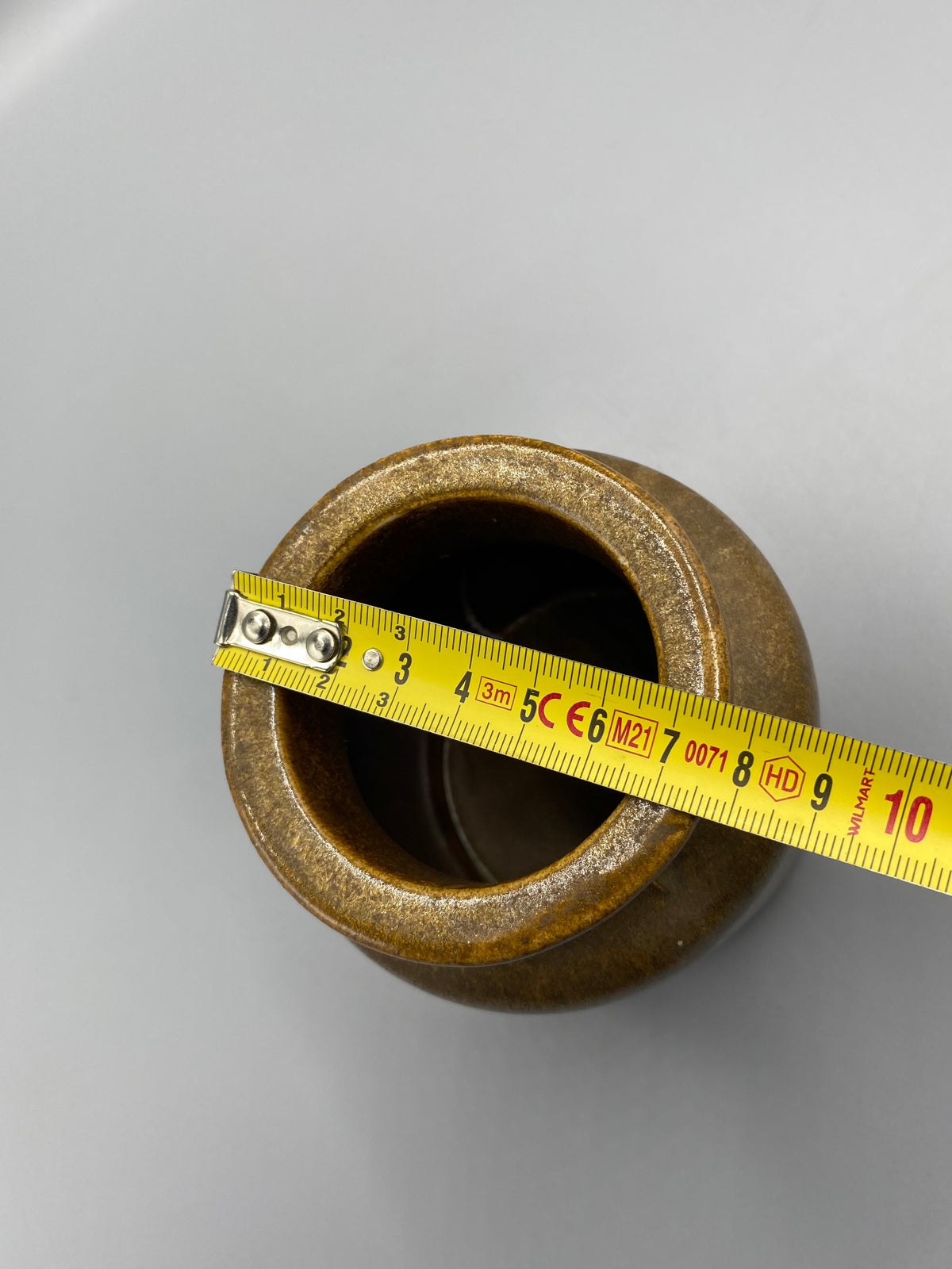 Pot grès brun – mesure ouverture 7 cm