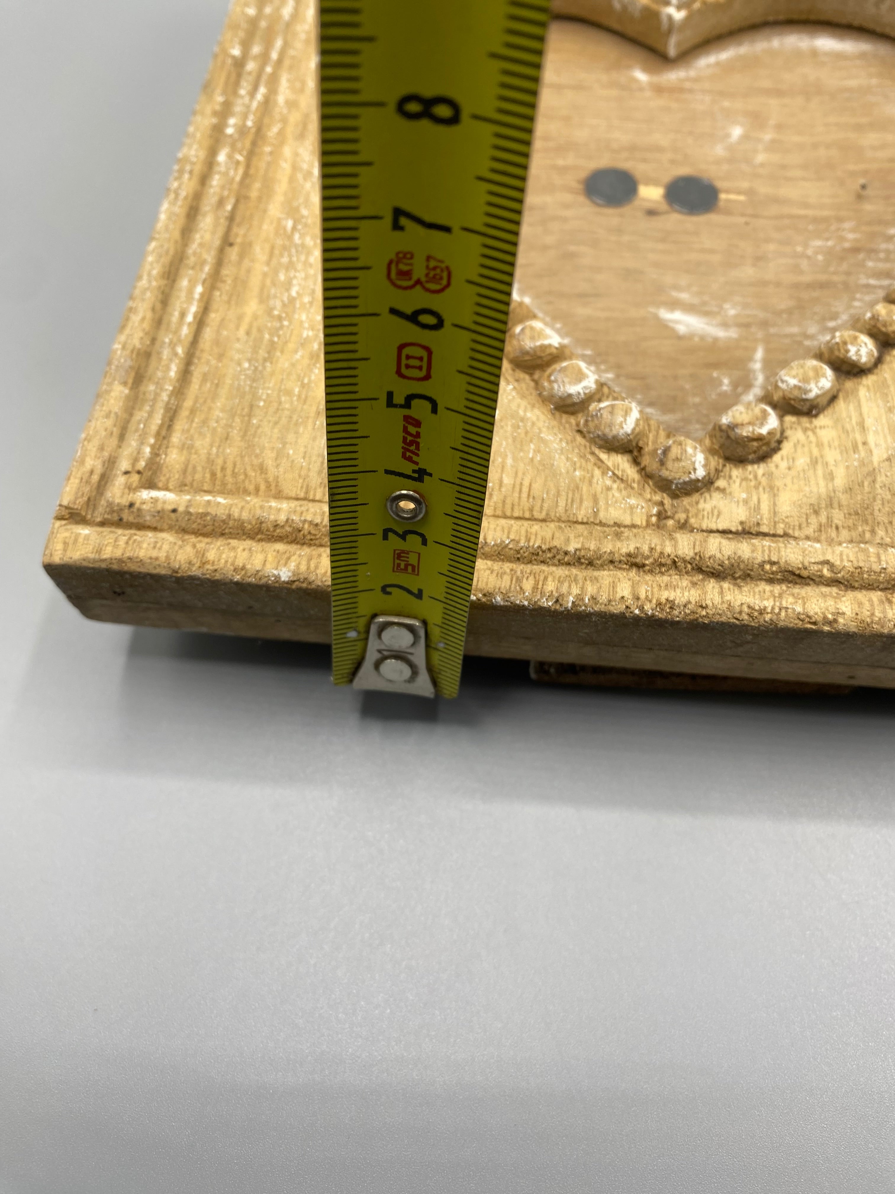 Cadre photo cœur – mesure hauteur 19 cm