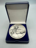 Médaille commémorative aéroport Grenoble-Saint-Geoirs 1968 – avers dans son écrin
