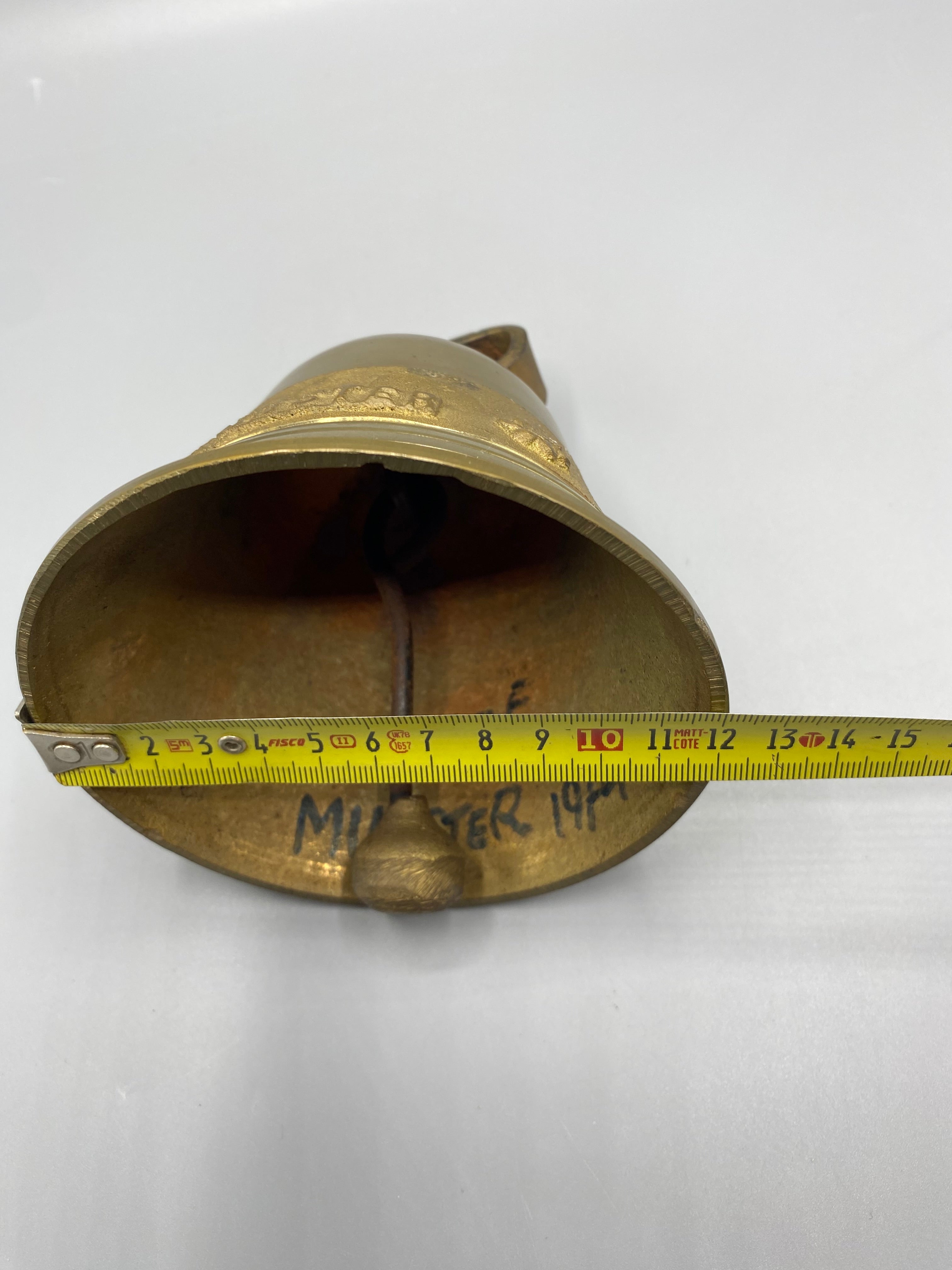 Cloche laiton Munster – mesure diamètre 11 cm